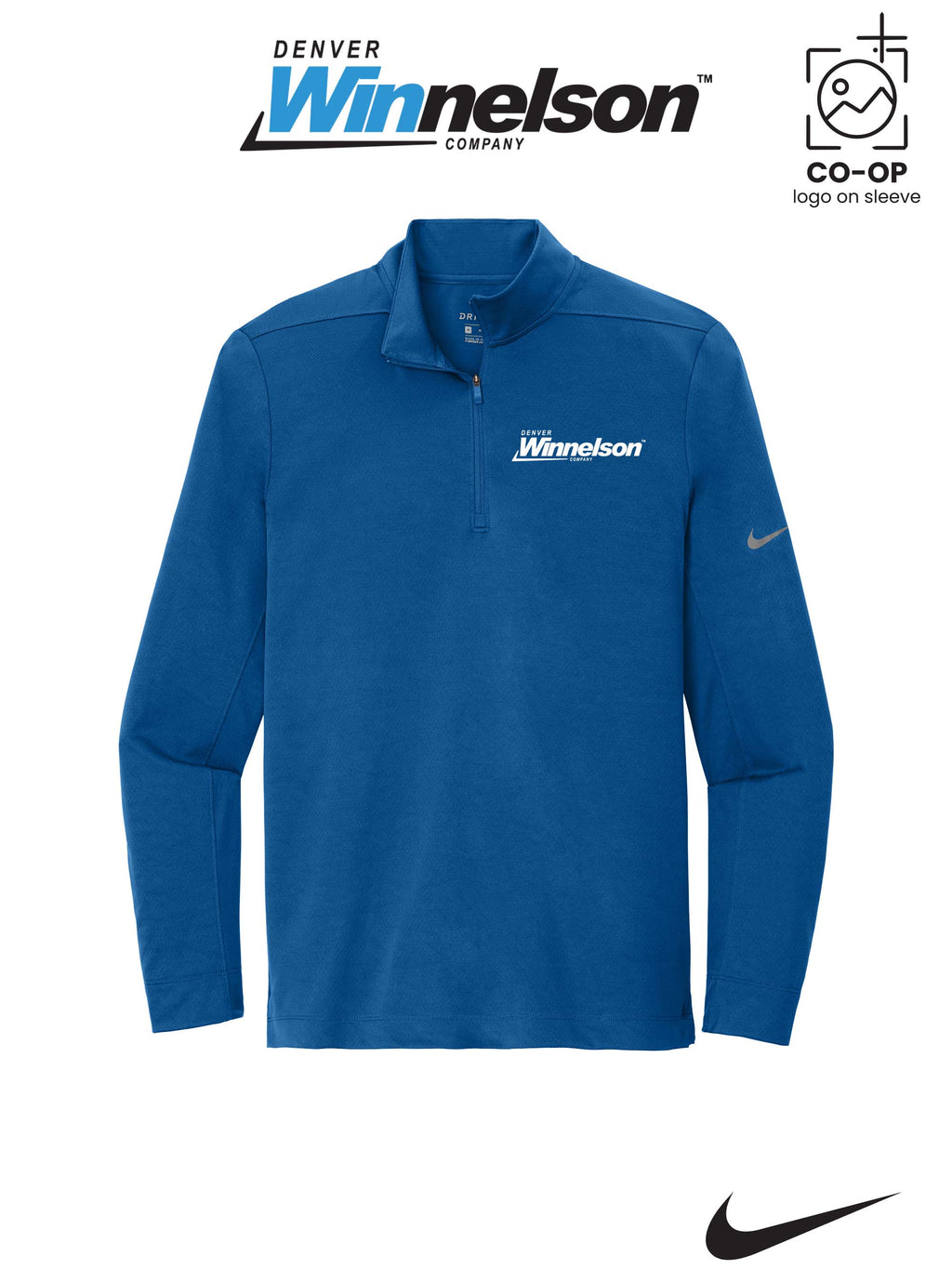Nike Dry 1/2-Zip Cover-Up - Denver Winnelson