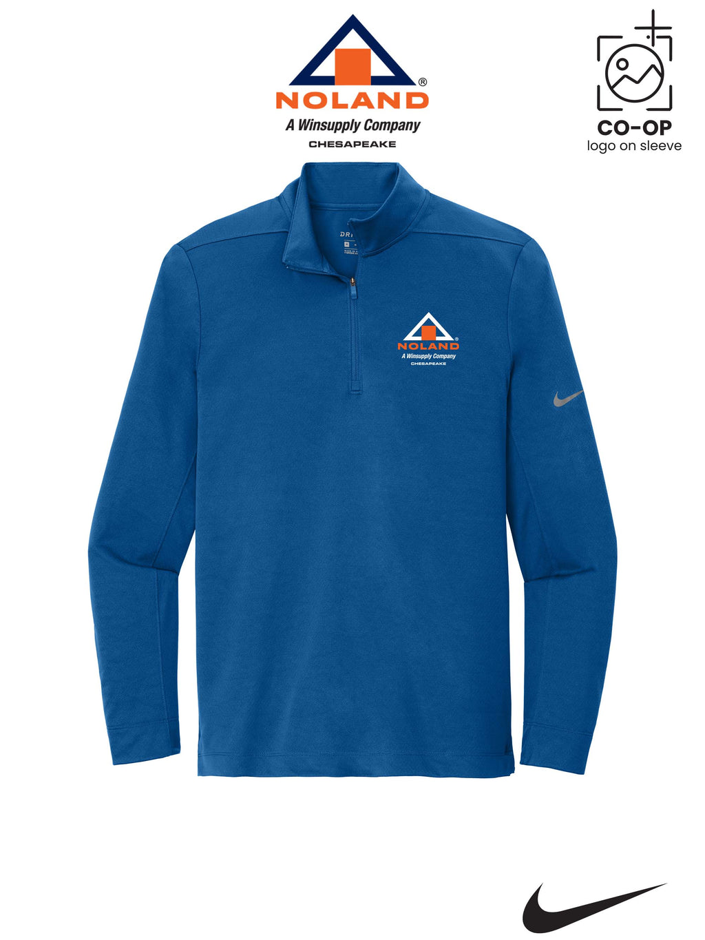 Nike Dry 1/2-Zip Cover-Up - Noland Company Chesapeake