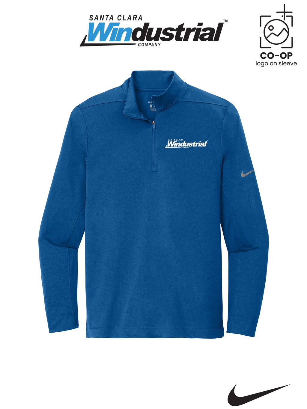Nike Dry 1/2-Zip Cover-Up - Santa Clara Windustrial