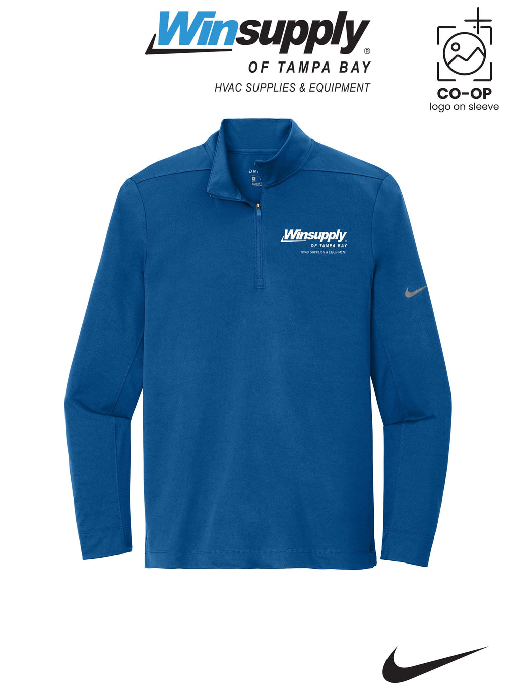 Nike Dry 1/2-Zip Cover-Up - Winsupply of Tampa Bay
