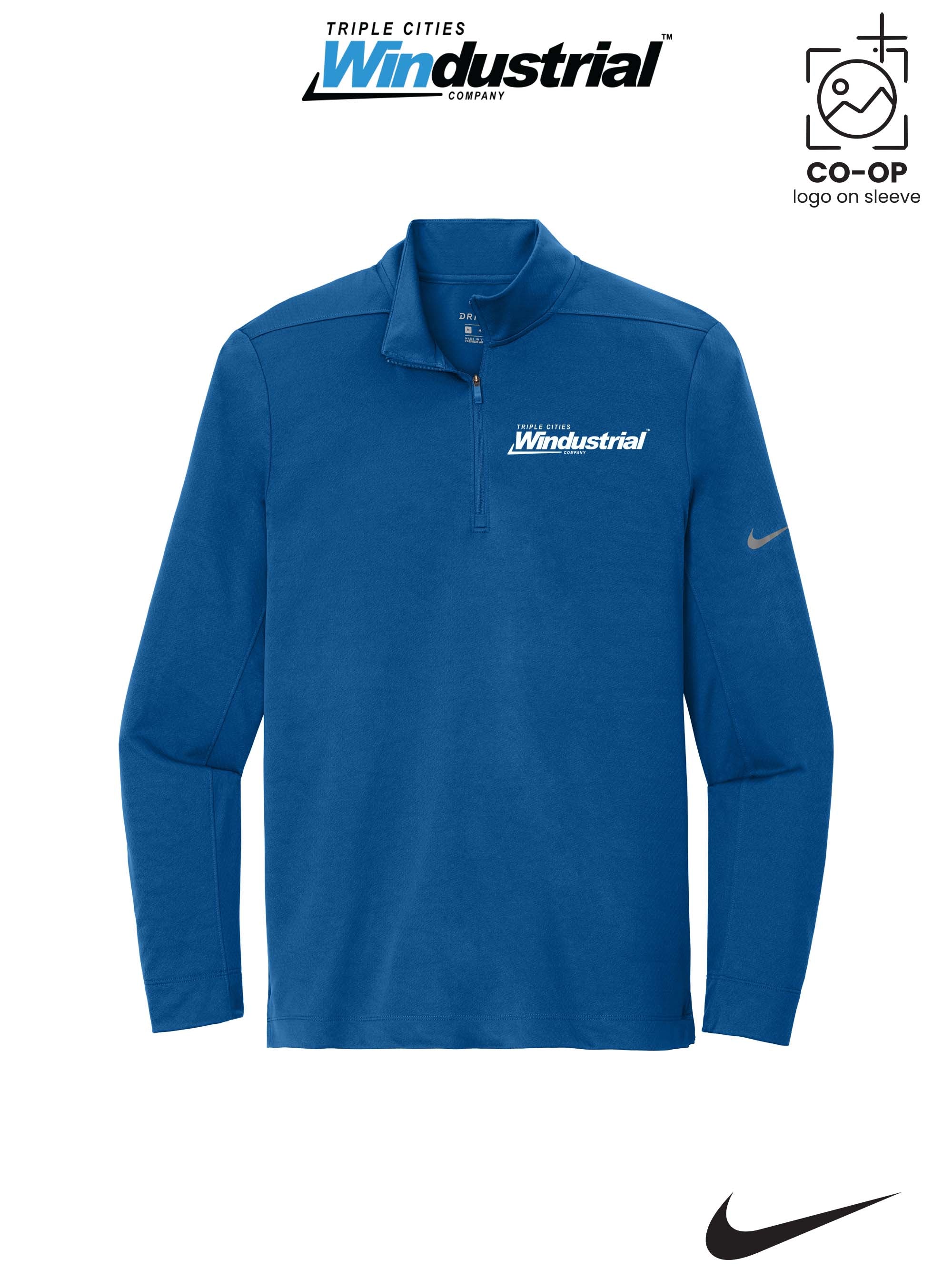 Nike Dry 1/2-Zip Cover-Up - Windustrial Triple Cities