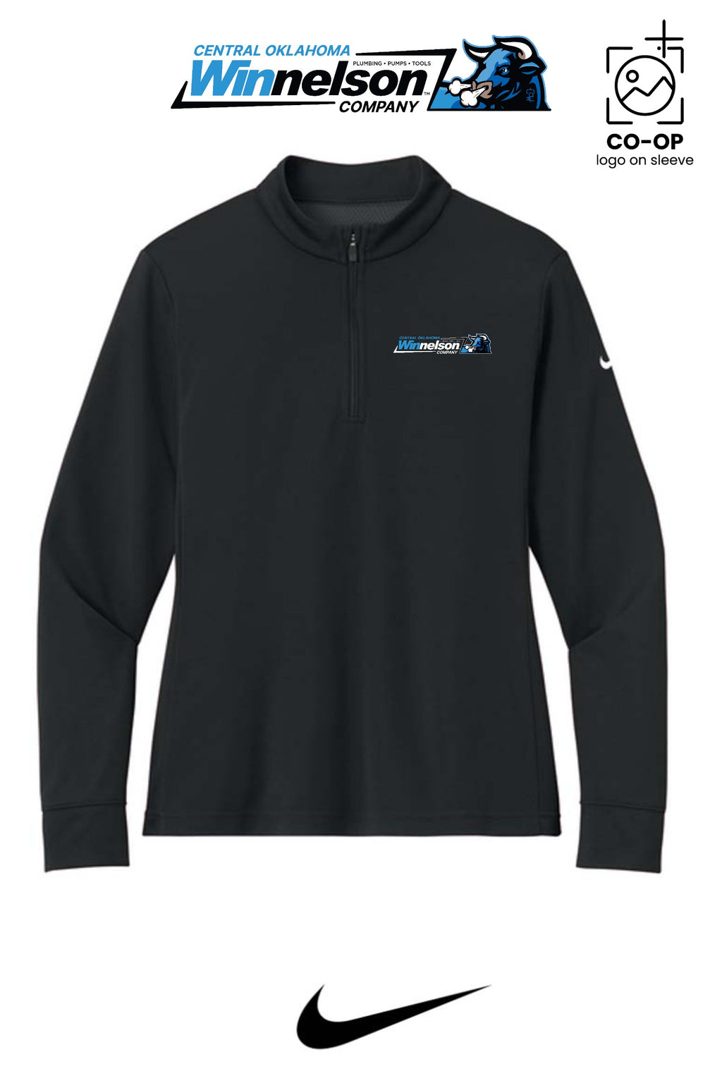 Nike Women’s Essential 1/2-Zip Cover-Up - Winnelson Central Oklahoma