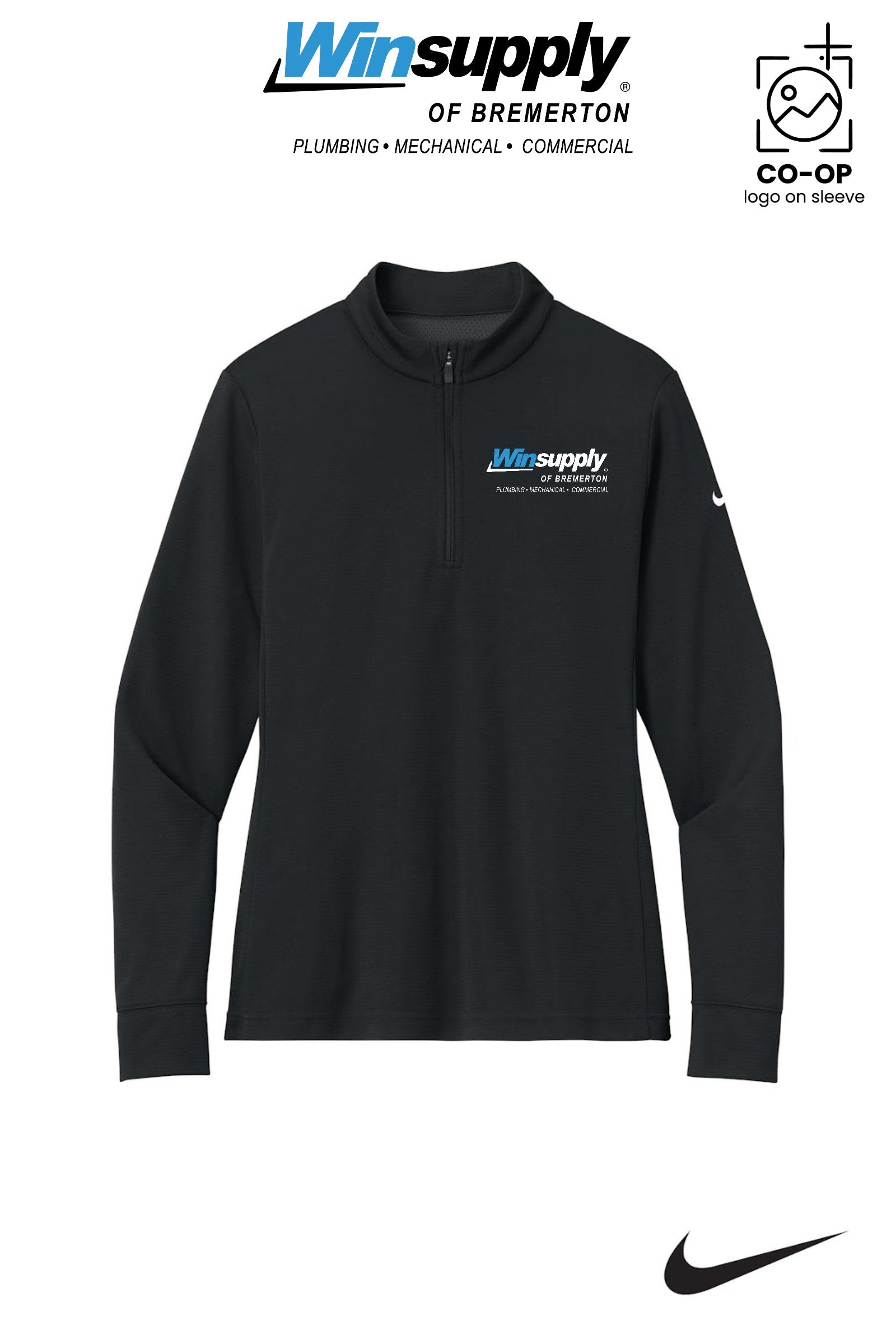Nike Women’s Essential 1/2-Zip Cover-Up - Winsupply Bremerton WA CO.