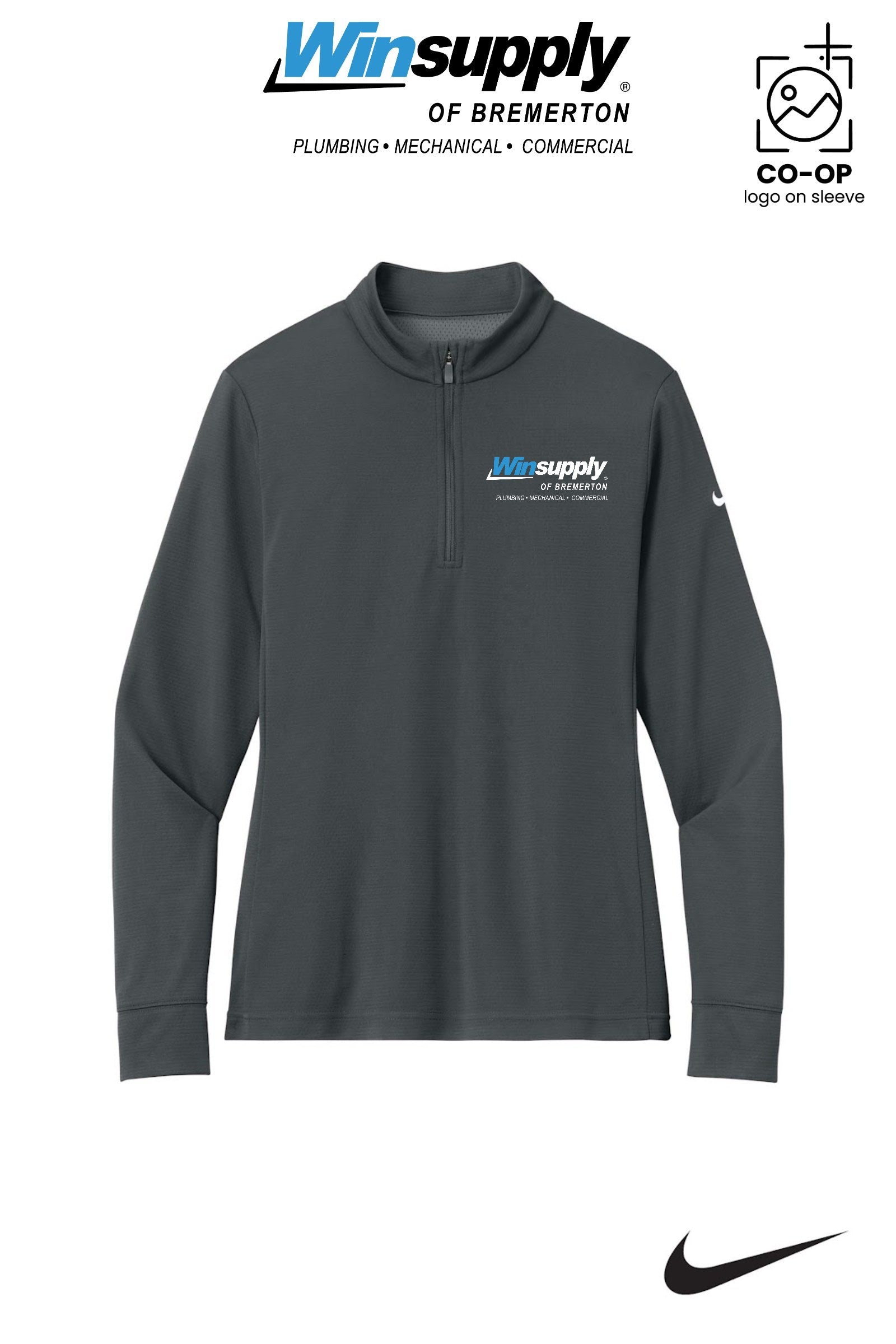 Nike Women’s Essential 1/2-Zip Cover-Up - Winsupply Bremerton WA CO.