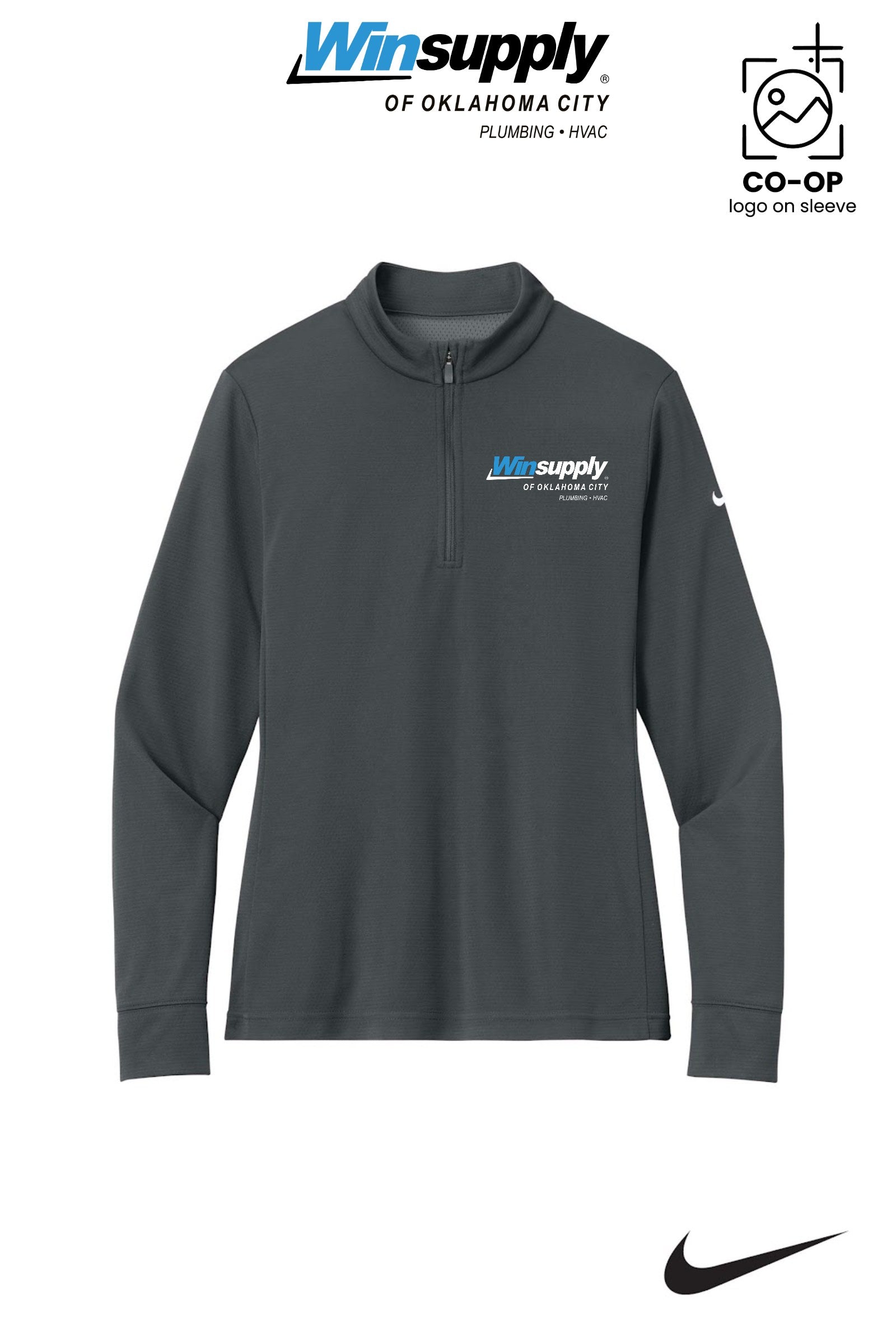 Nike Women’s Essential 1/2-Zip Cover-Up - Winsupply of Oklahoma City