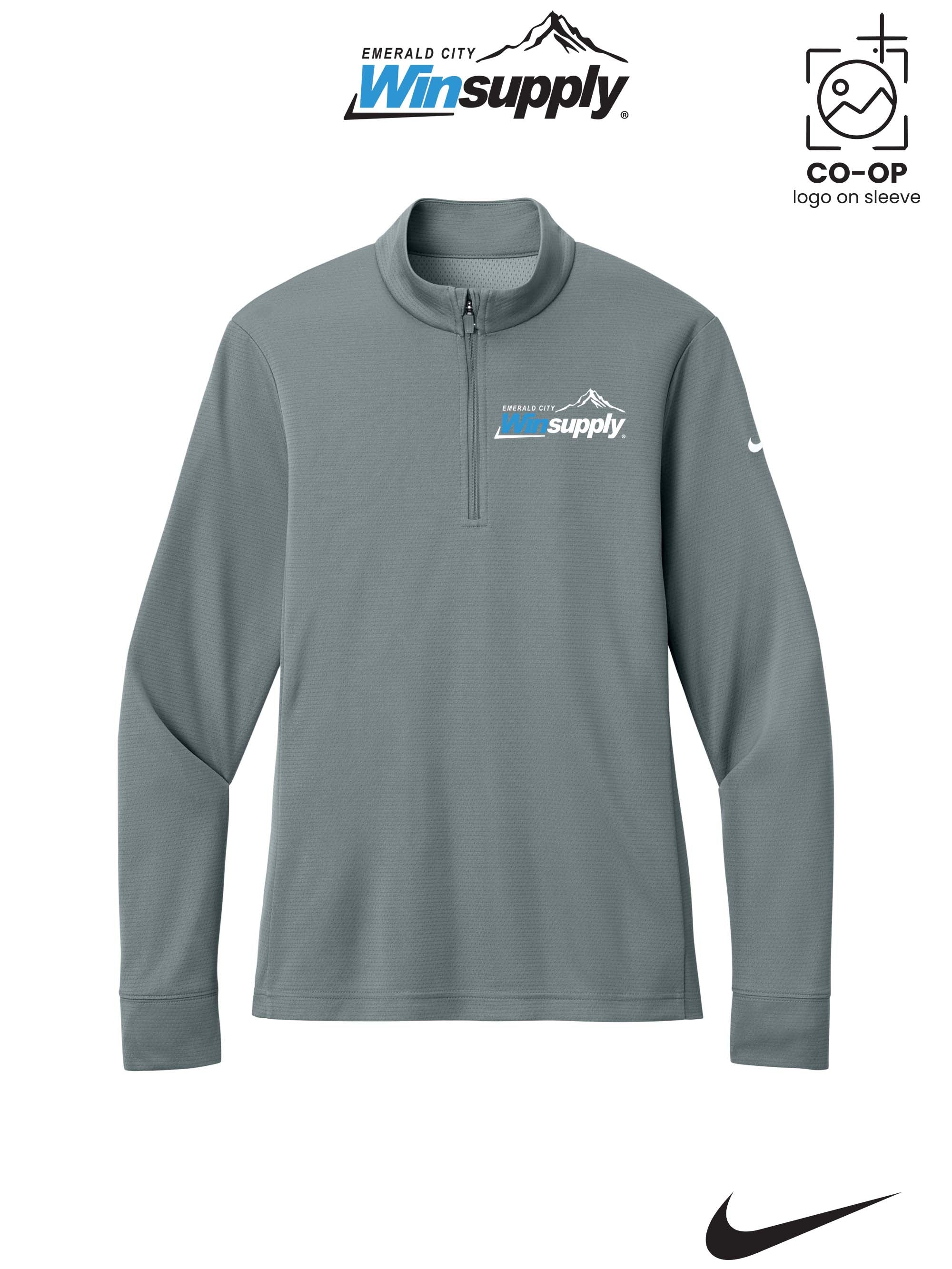 Nike Women’s Essential 1/2-Zip Cover-Up - Winsupply Emerald City