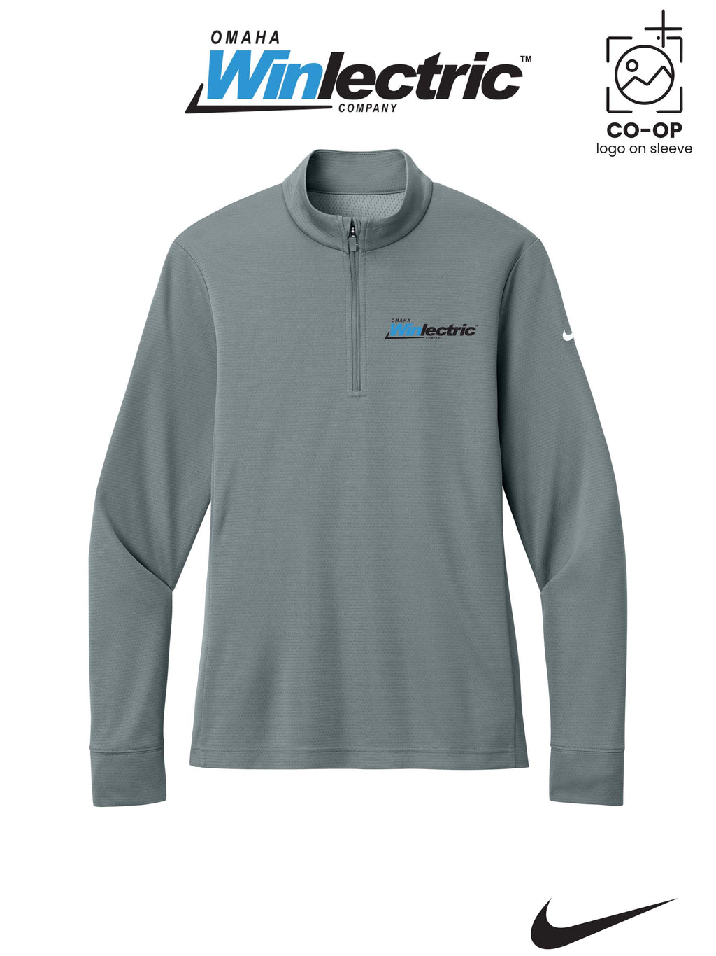 Nike Women’s Essential 1/2-Zip Cover-Up - Omaha Winlectric