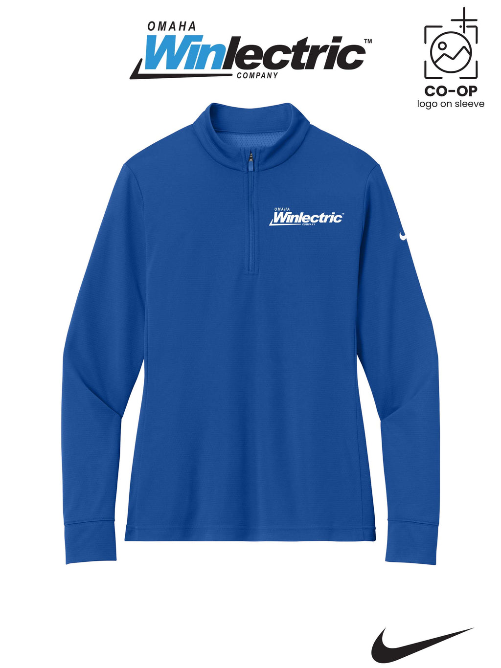 Nike Women’s Essential 1/2-Zip Cover-Up - Omaha Winlectric