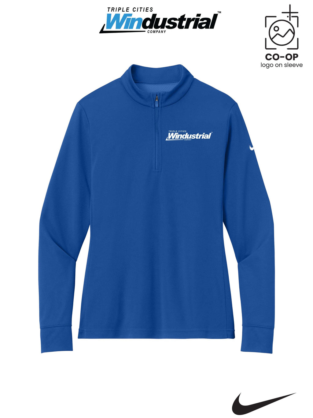 Nike Women’s Essential 1/2-Zip Cover-Up - Windustrial Triple Cities