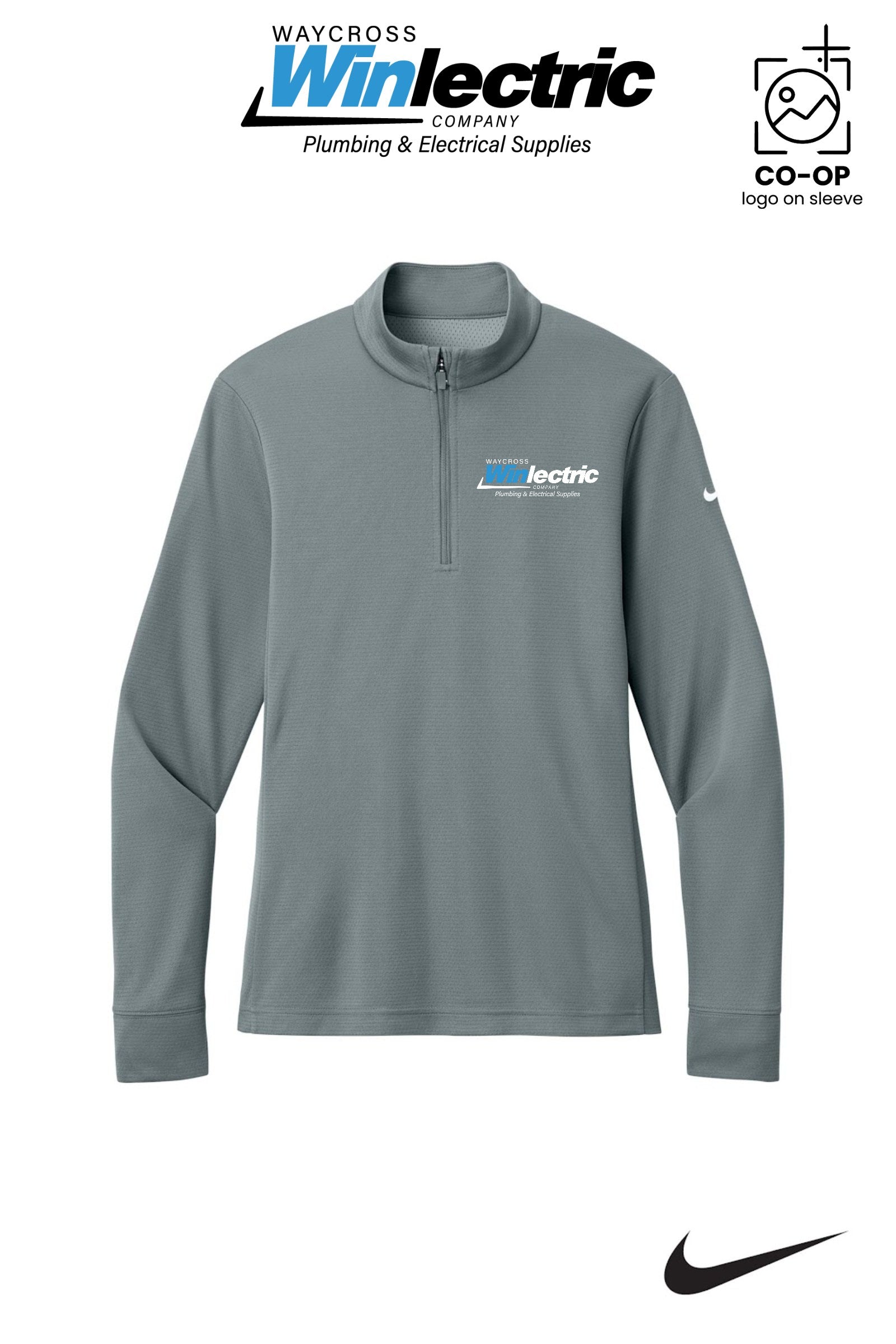 Nike Women’s Essential 1/2-Zip Cover-Up - Waycross Winlectric
