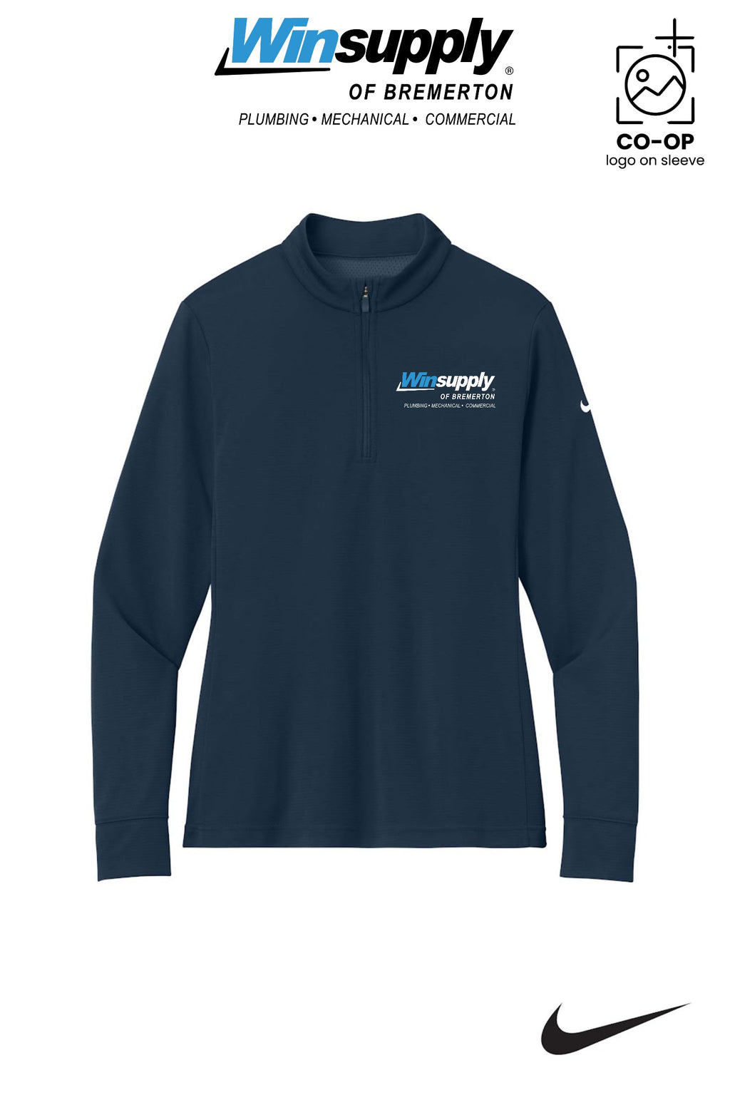Nike Women’s Essential 1/2-Zip Cover-Up - Winsupply Bremerton WA CO.