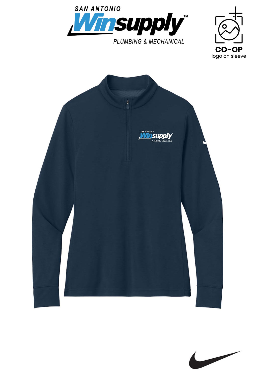 Nike Women’s Essential 1/2-Zip Cover-Up - San Antonio Winsupply