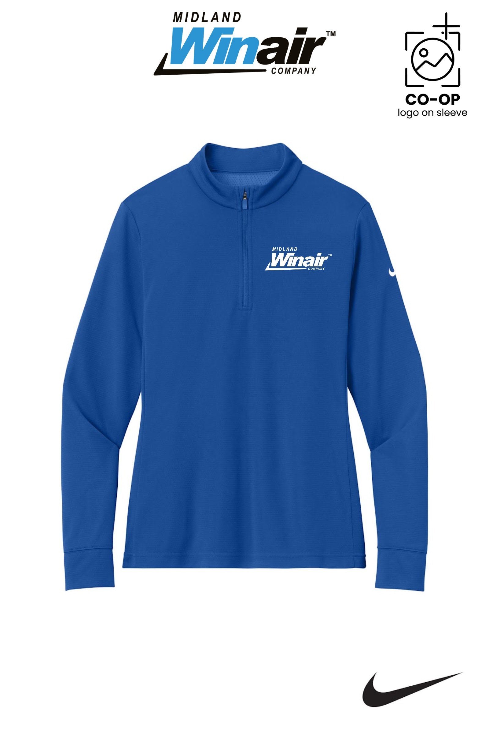 Nike Women’s Essential 1/2-Zip Cover-Up - Midland Winair