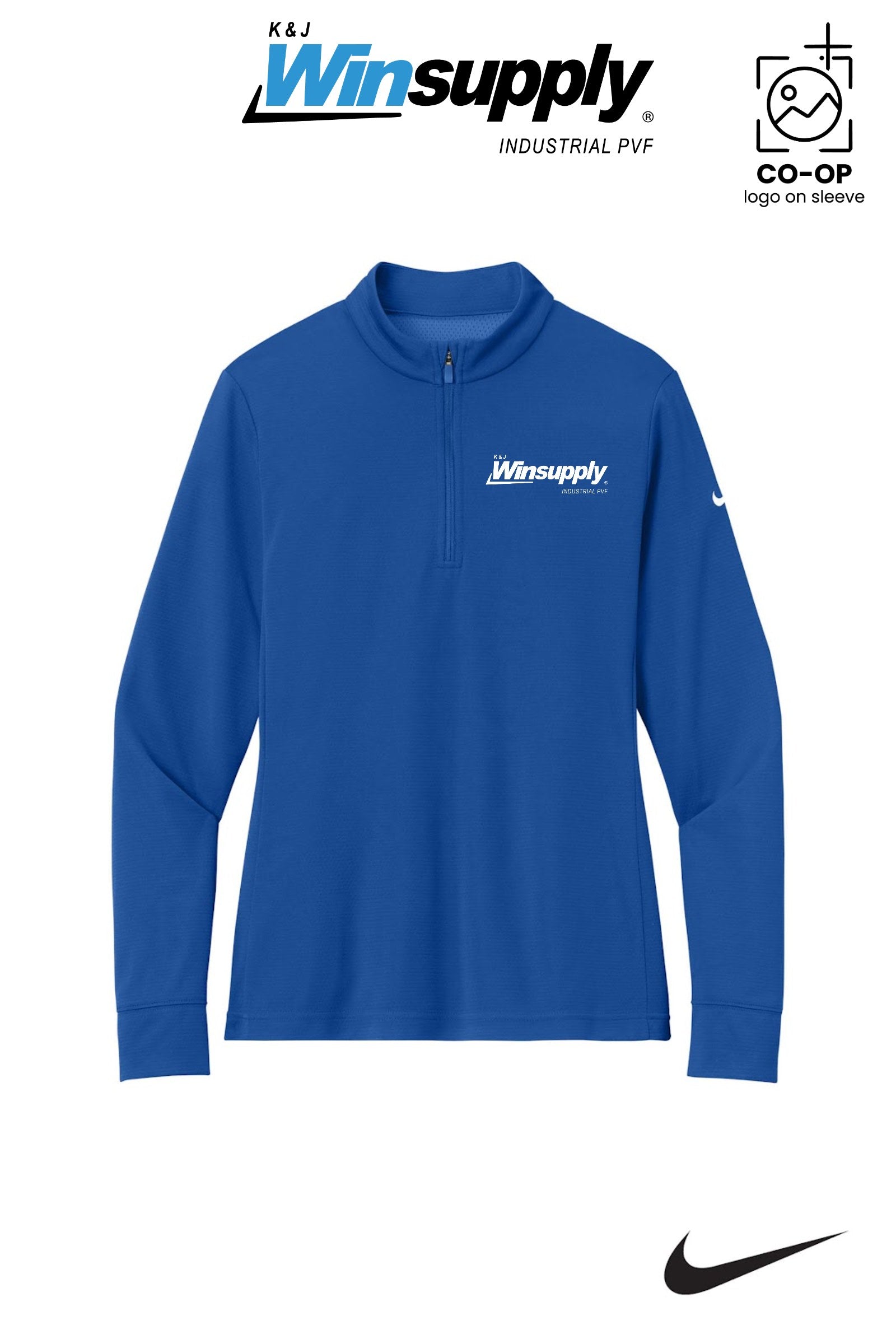 Nike Women’s Essential 1/2-Zip Cover-Up - K & J Winsupply, Industrial PVF