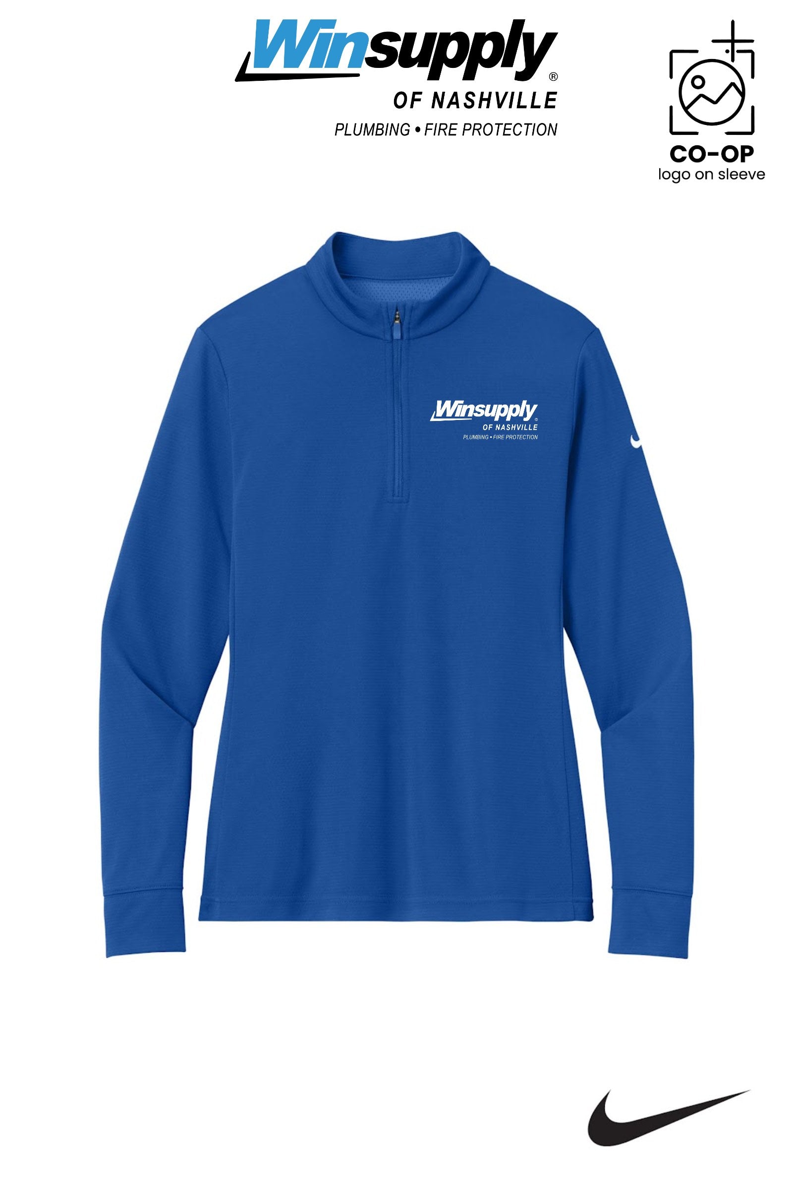 Nike Women’s Essential 1/2-Zip Cover-Up - Winsupply of Nashville