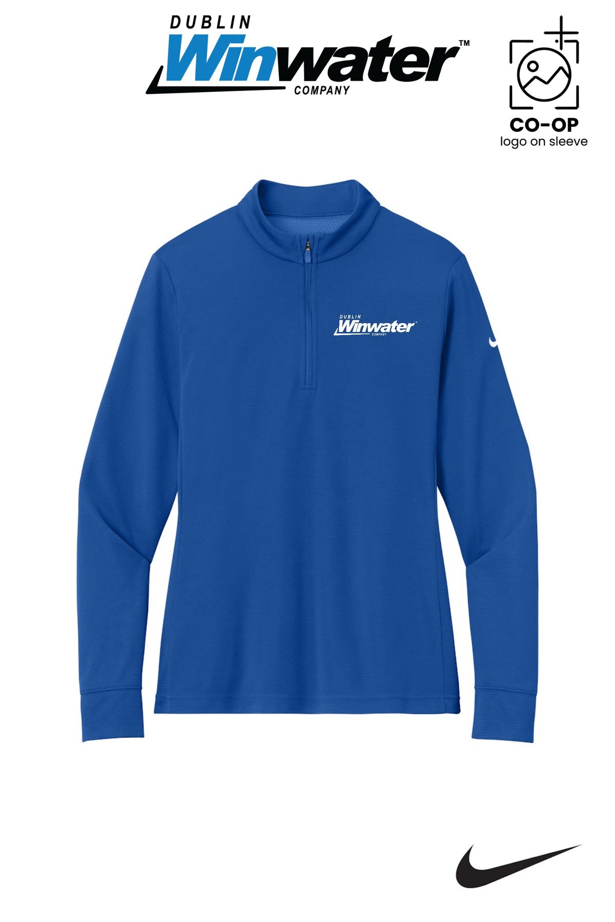 Nike Women’s Essential 1/2-Zip Cover-Up - Dublin Winwater