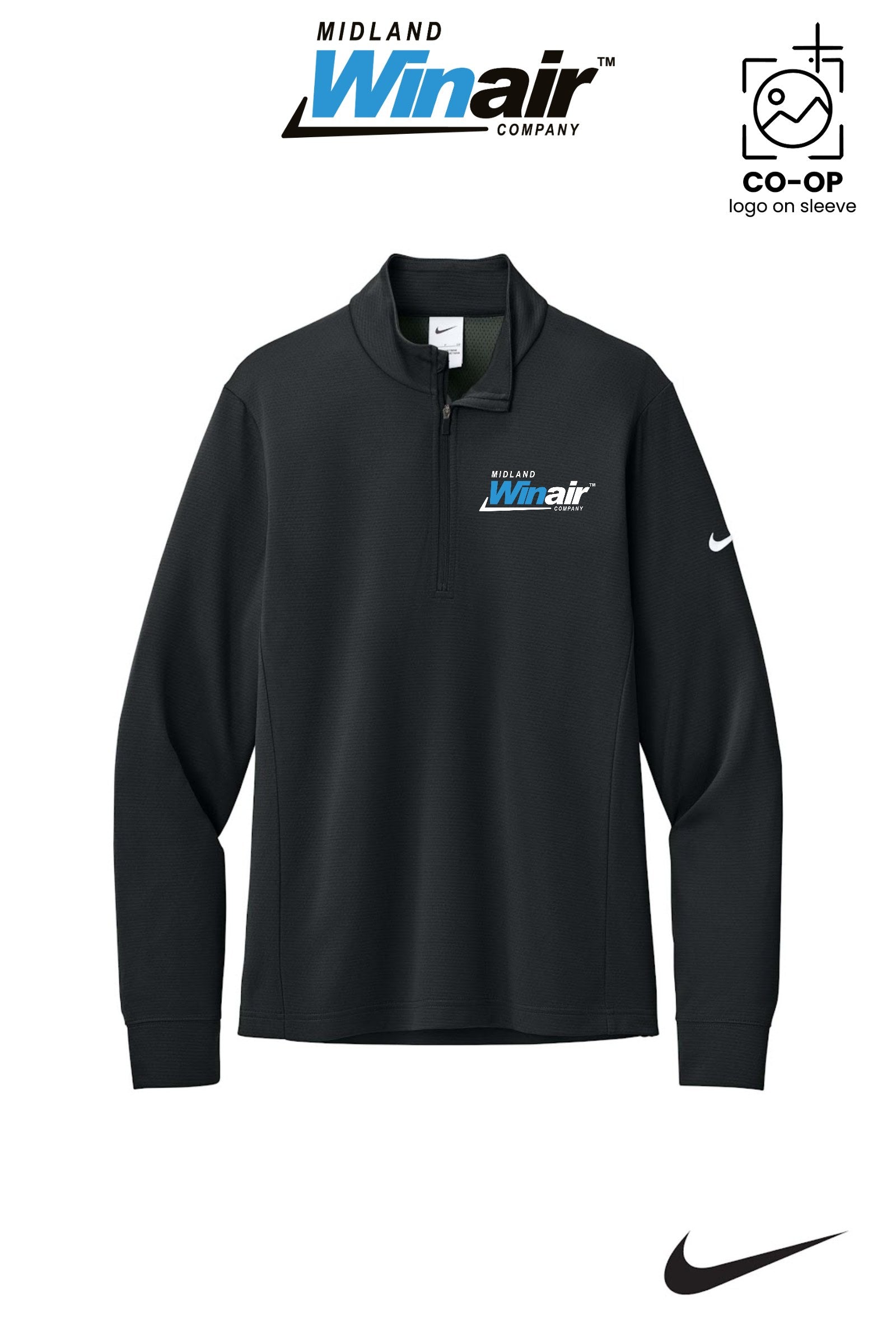 Nike Essential 1/2-Zip Cover-Up - Midland Winair