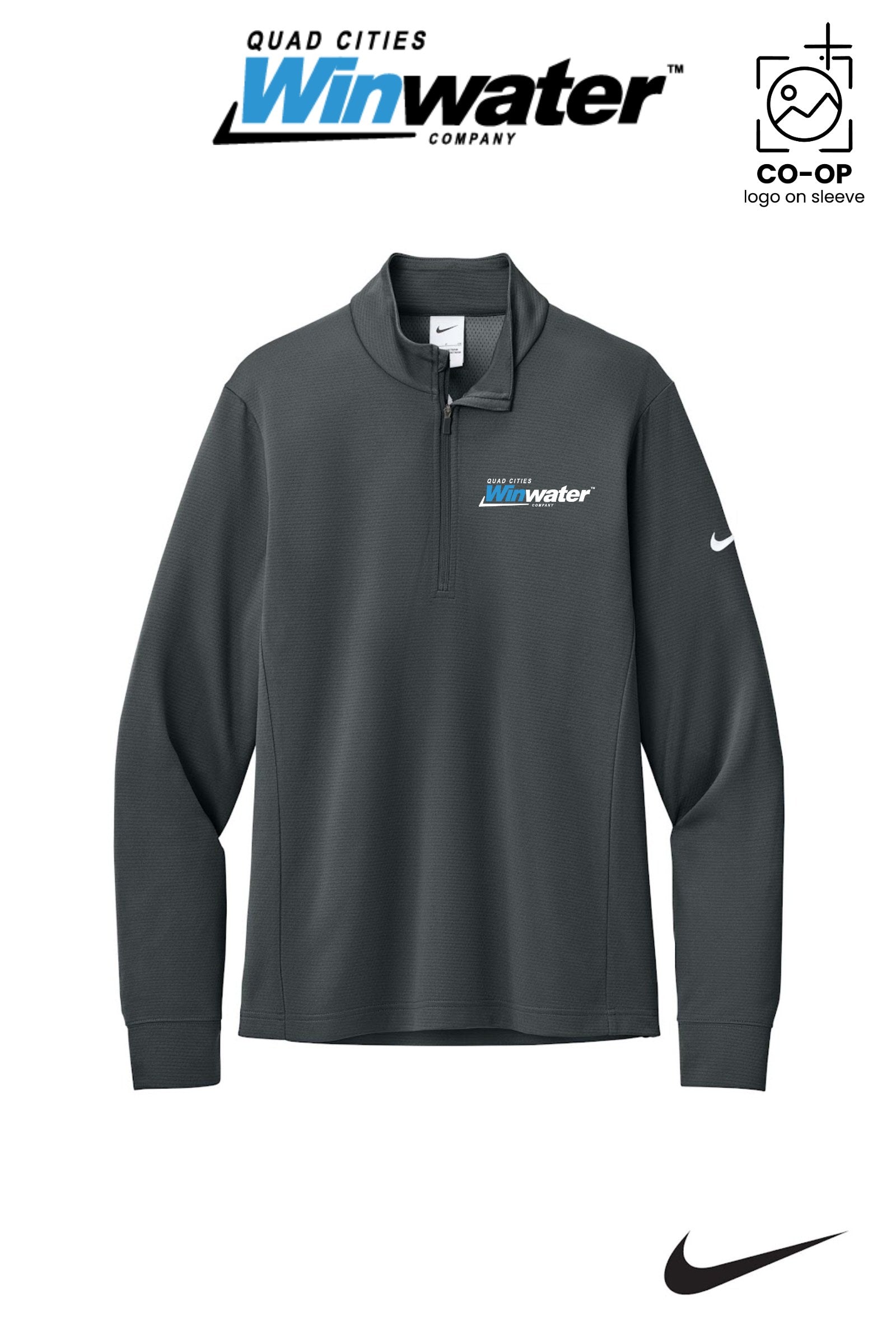 Nike Essential 1/2-Zip Cover-Up - Quad Cities Winwater