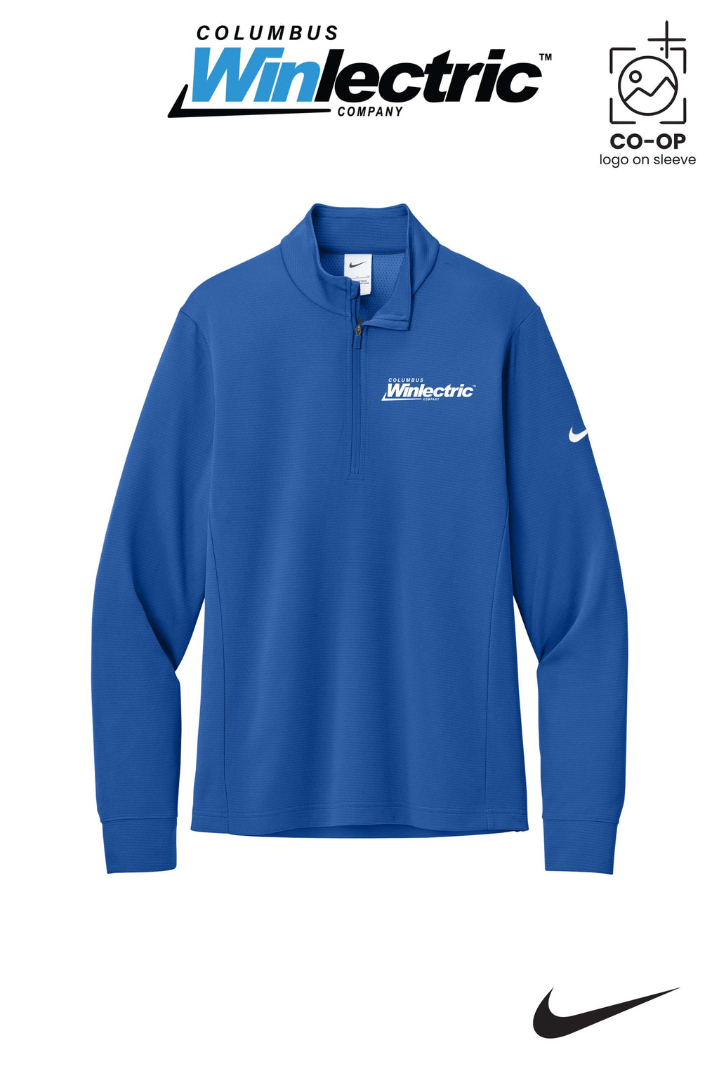 Nike Essential 1/2-Zip Cover-Up - Columbus Winlectric
