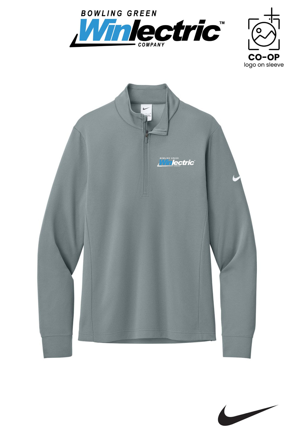 Nike Essential 1/2-Zip Cover-Up - Bowling Green Winlectric