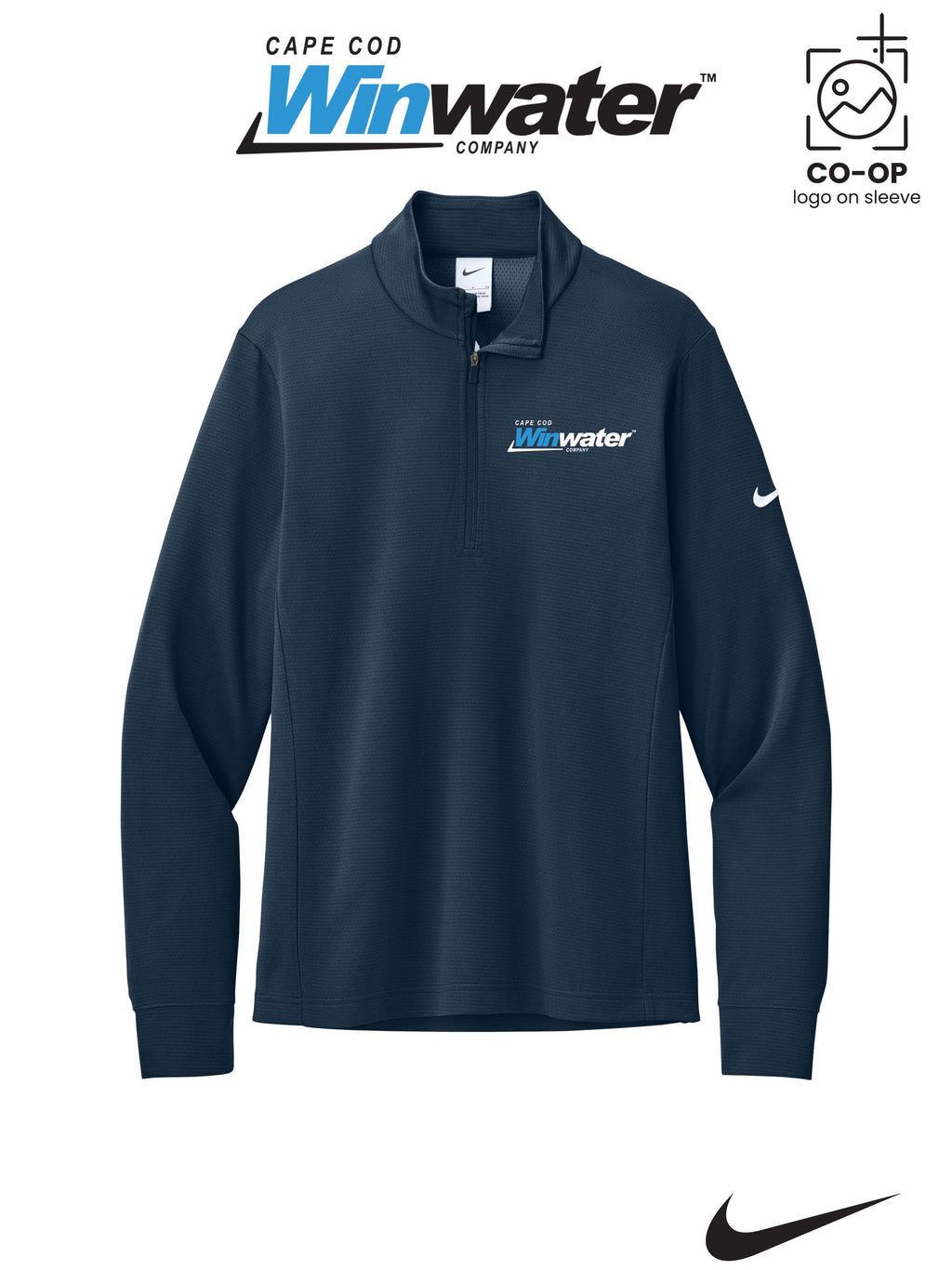 Nike Essential 1/2-Zip Cover-Up - Winwater Cape Cod