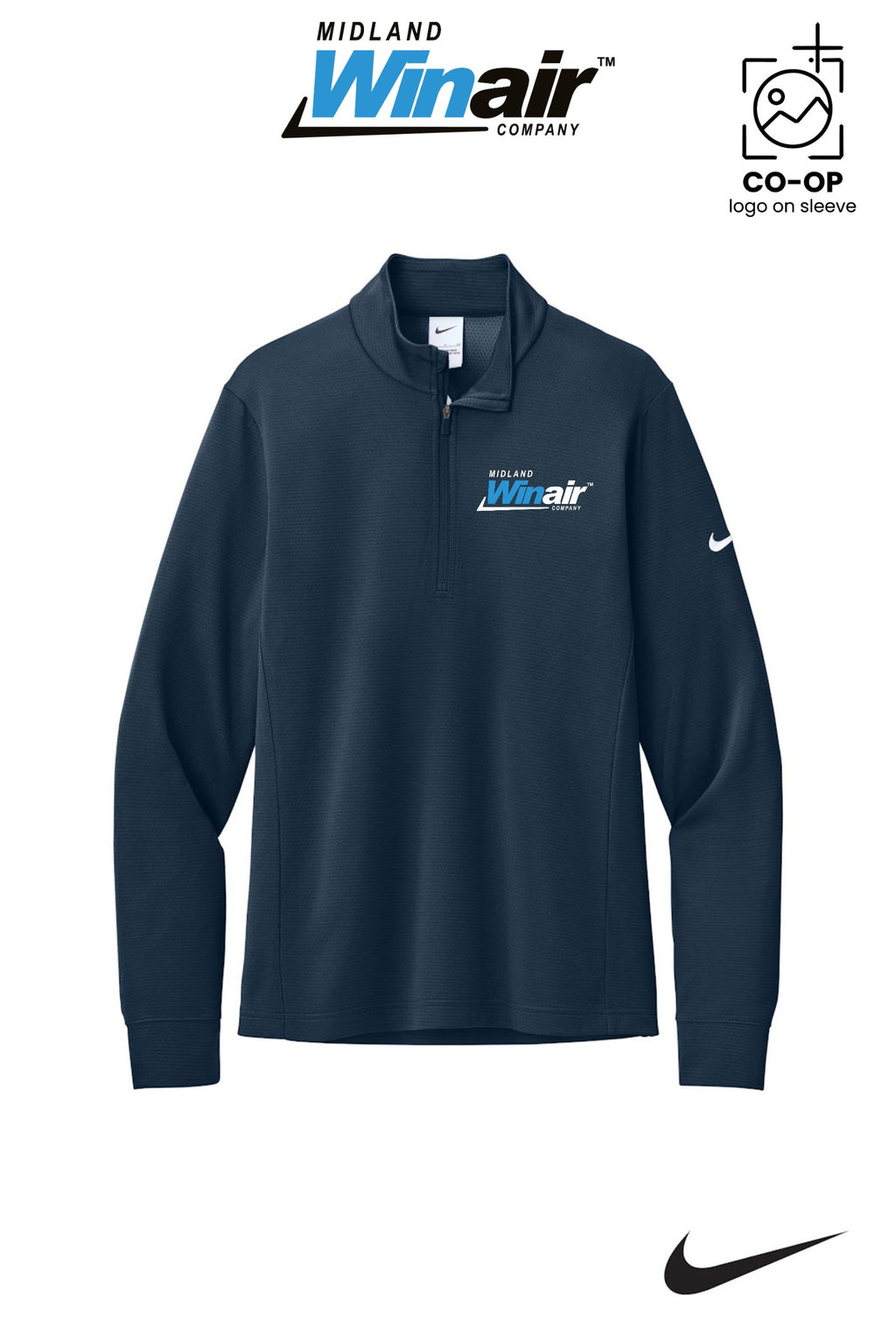 Nike Essential 1/2-Zip Cover-Up - Midland Winair