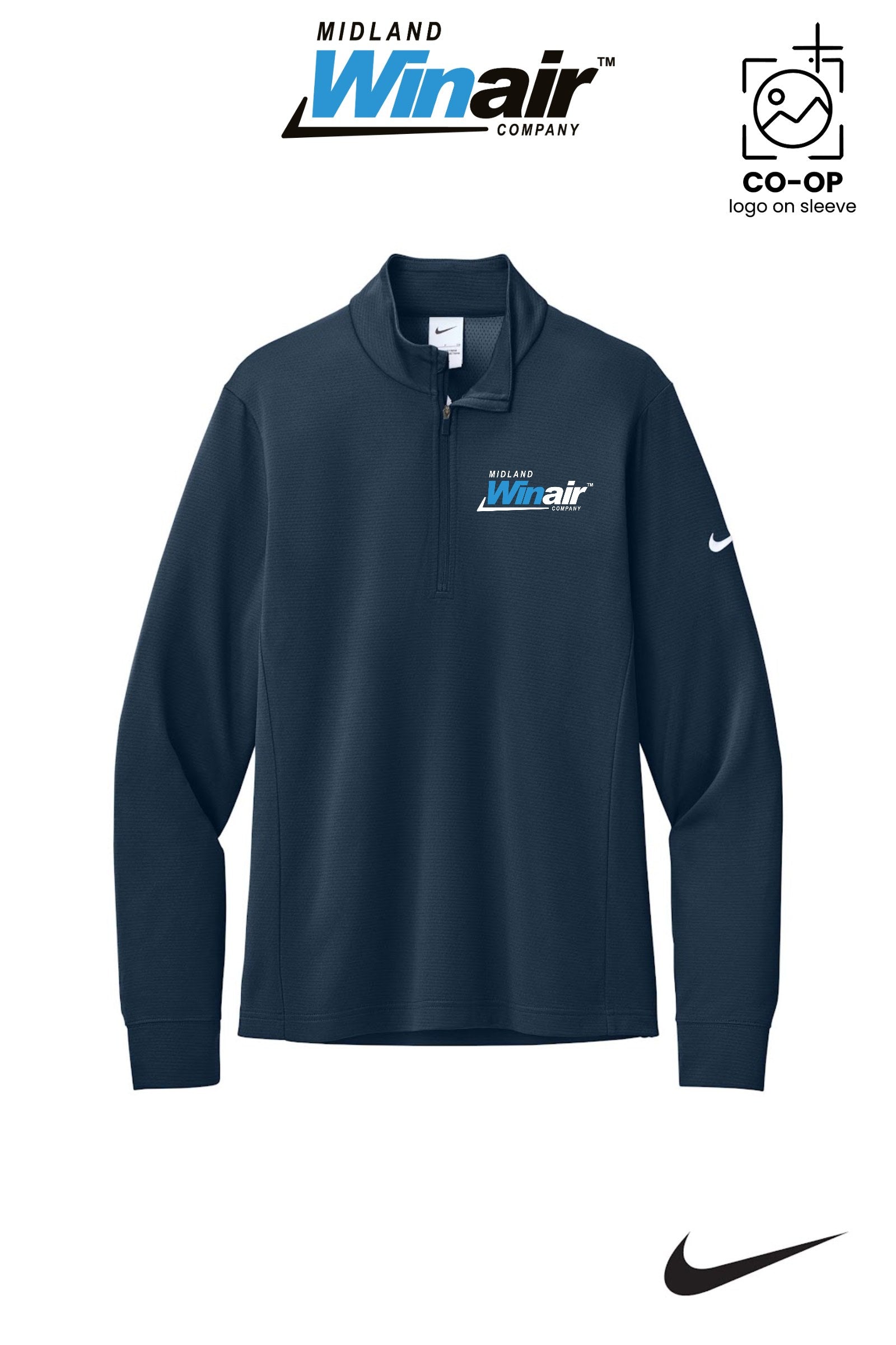 Nike Essential 1/2-Zip Cover-Up - Midland Winair