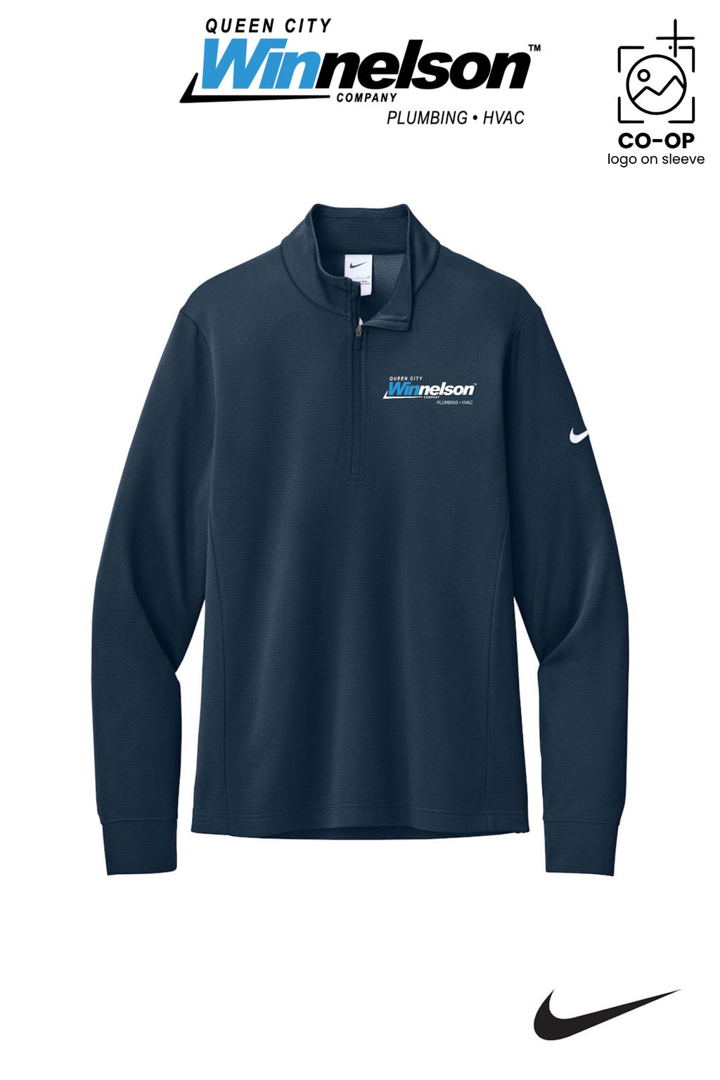 Nike Essential 1/2-Zip Cover-Up - Queen City Winnelson