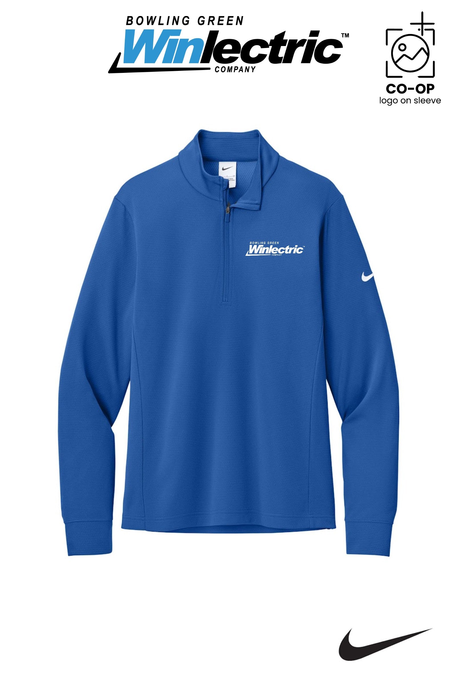 Nike Essential 1/2-Zip Cover-Up - Bowling Green Winlectric