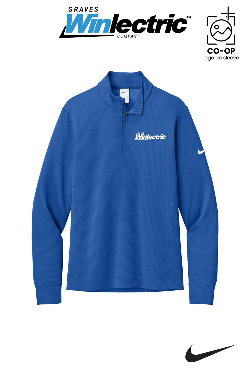Nike Essential 1/2-Zip Cover-Up - Graves Winlectric