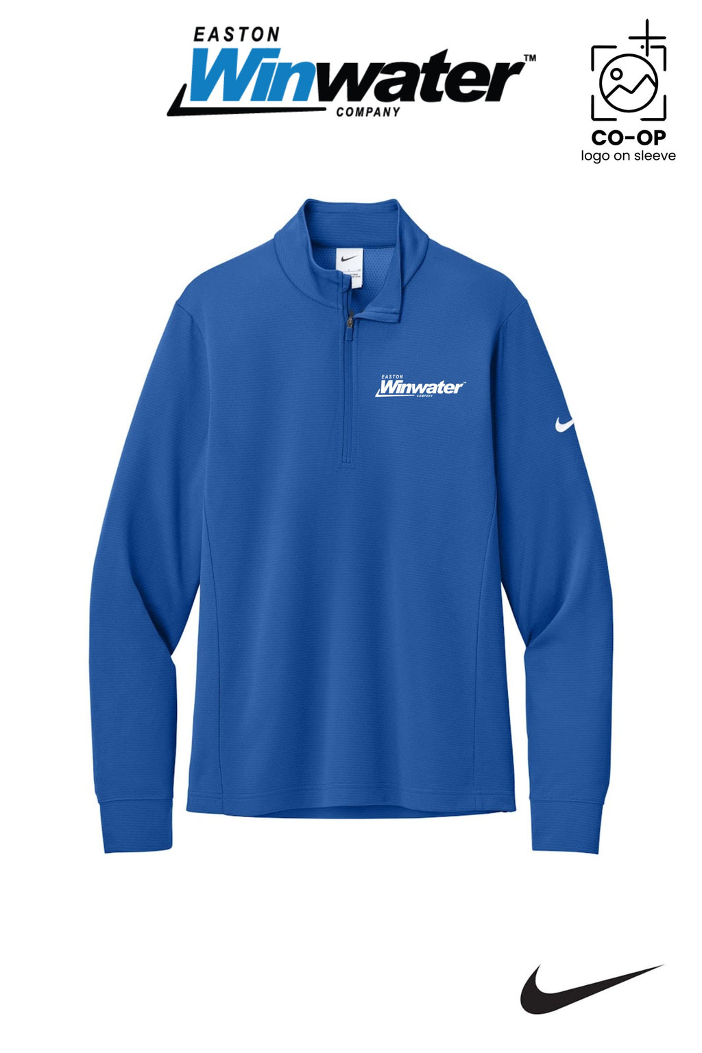 Nike Essential 1/2-Zip Cover-Up - Easton Winwater