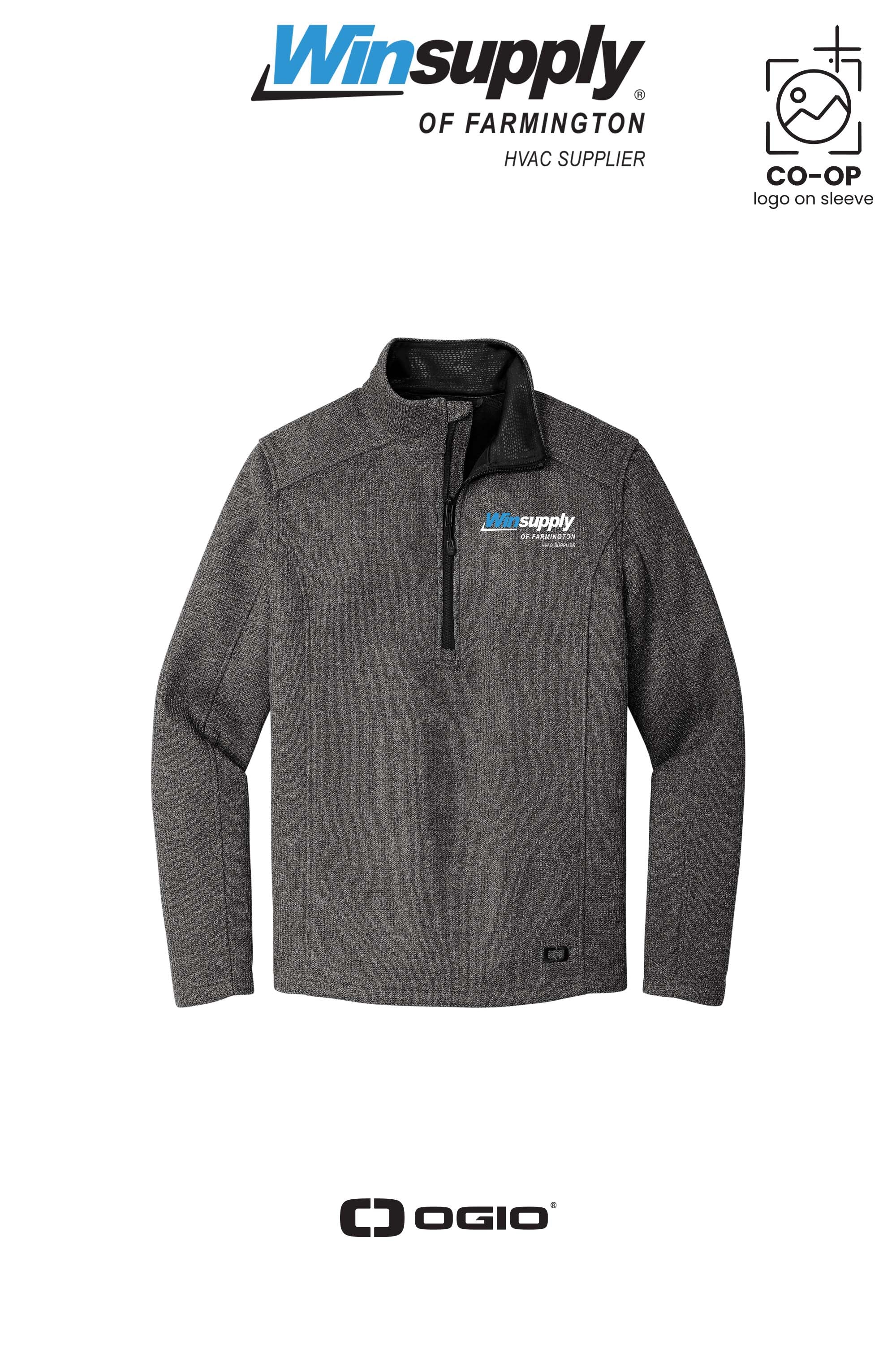 OGIO® Grit Fleece 1/2-Zip - Winsupply of Farmington