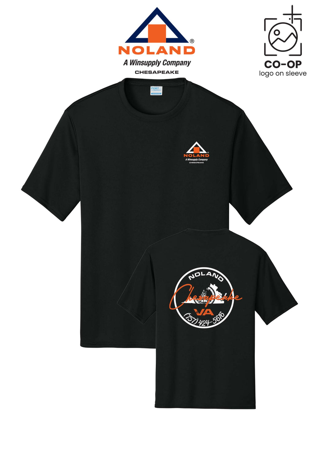 Port & Co™ Performance UPF 50 Tee - Noland Company Chesapeake