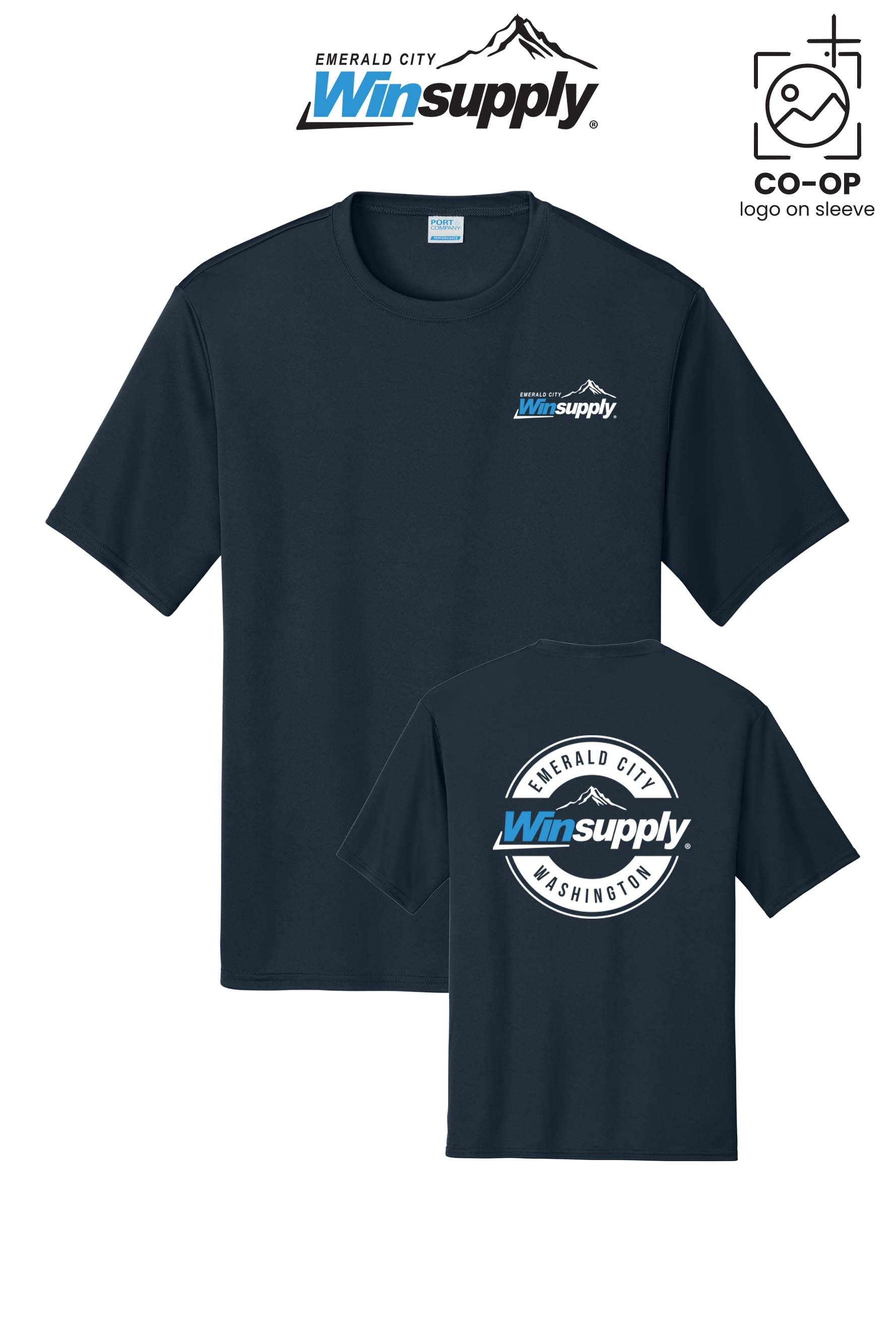 Port & Co™ Performance UPF 50 Tee - Winsupply Emerald City
