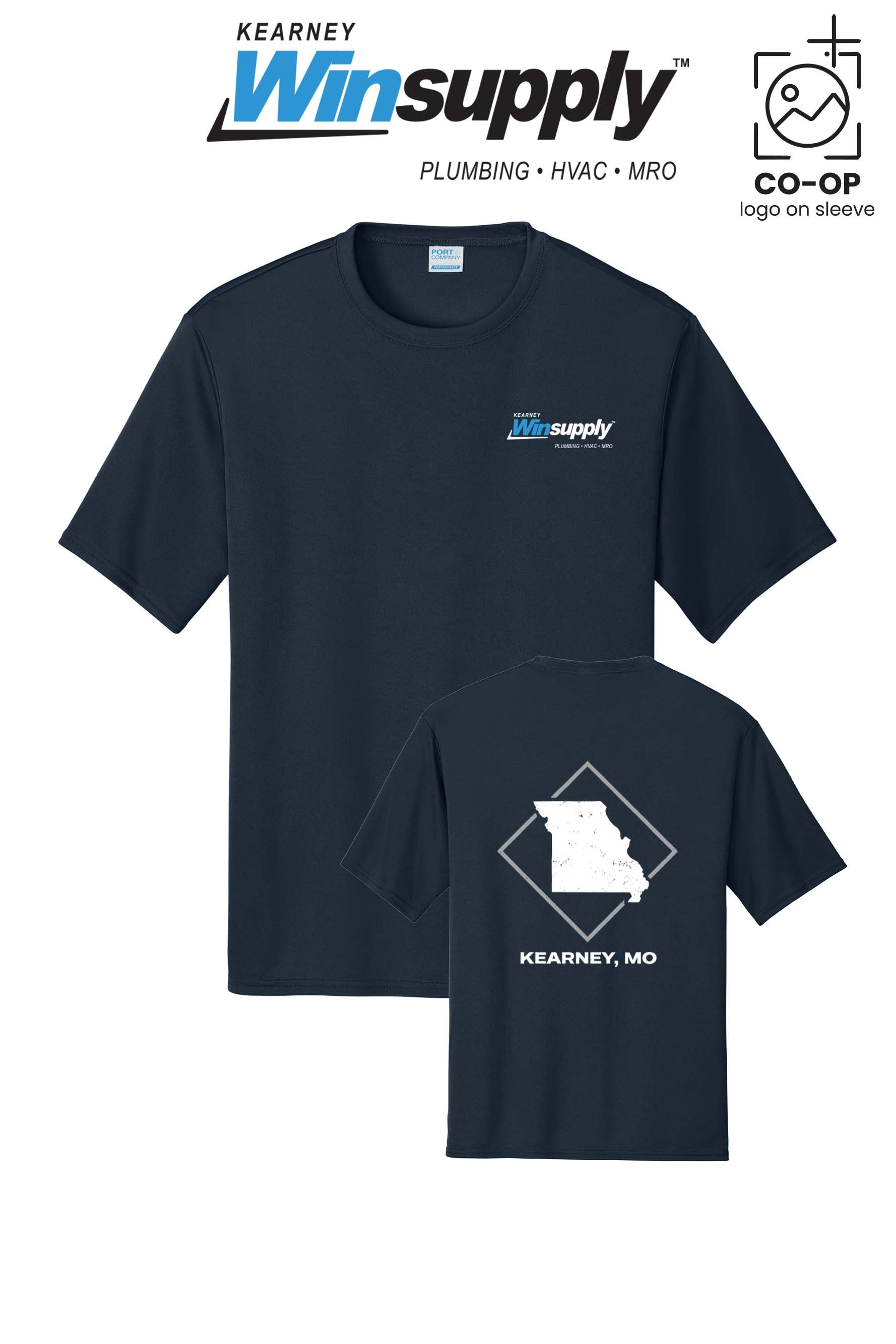 Port & Co™ Performance UPF 50 Tee - Kearney Winsupply