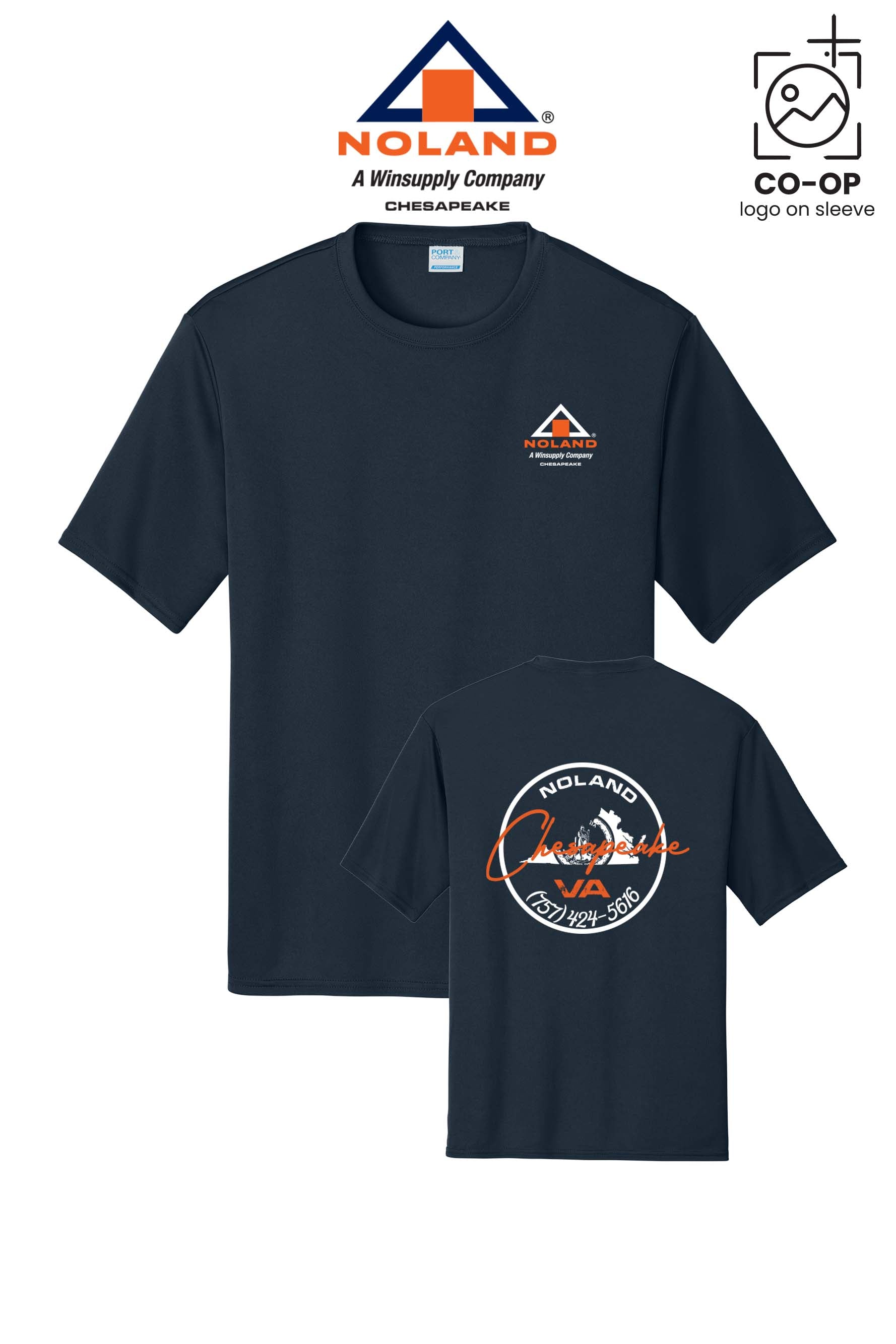 Port & Co™ Performance UPF 50 Tee - Noland Company Chesapeake