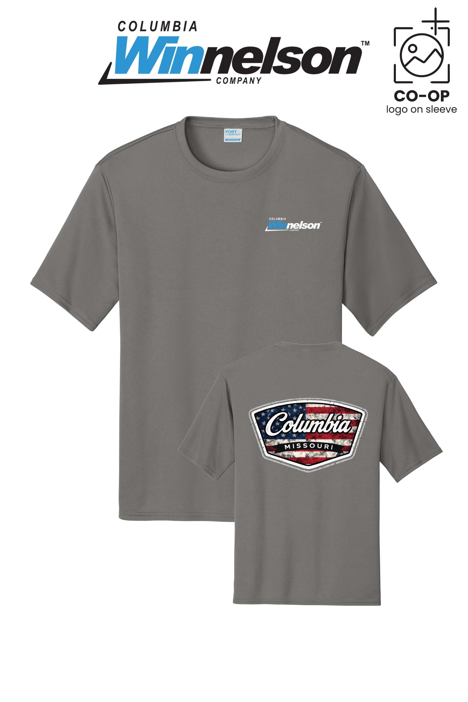 Port & Co™ Performance UPF 50 Tee - Columbia MO Winnelson
