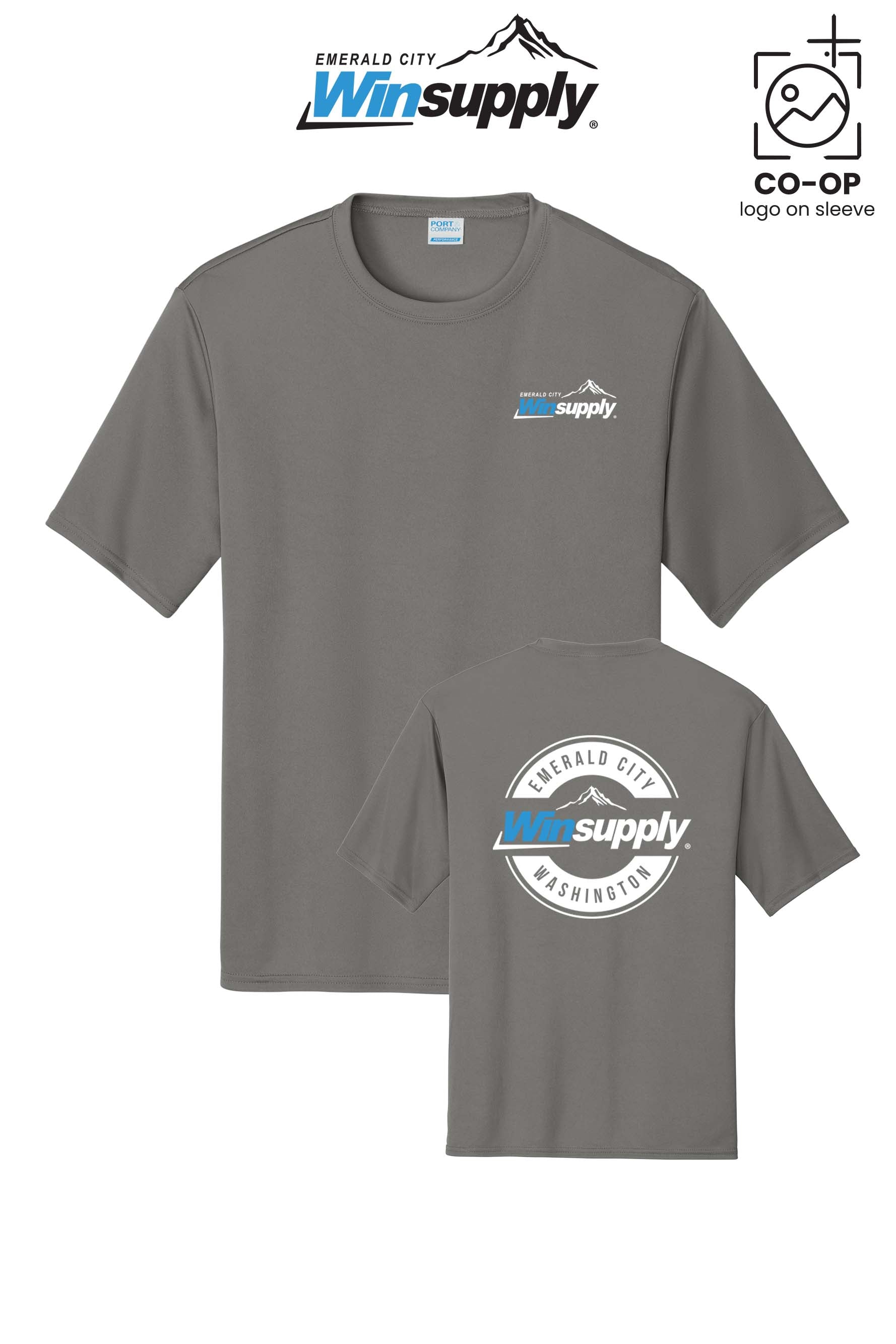 Port & Co™ Performance UPF 50 Tee - Winsupply Emerald City