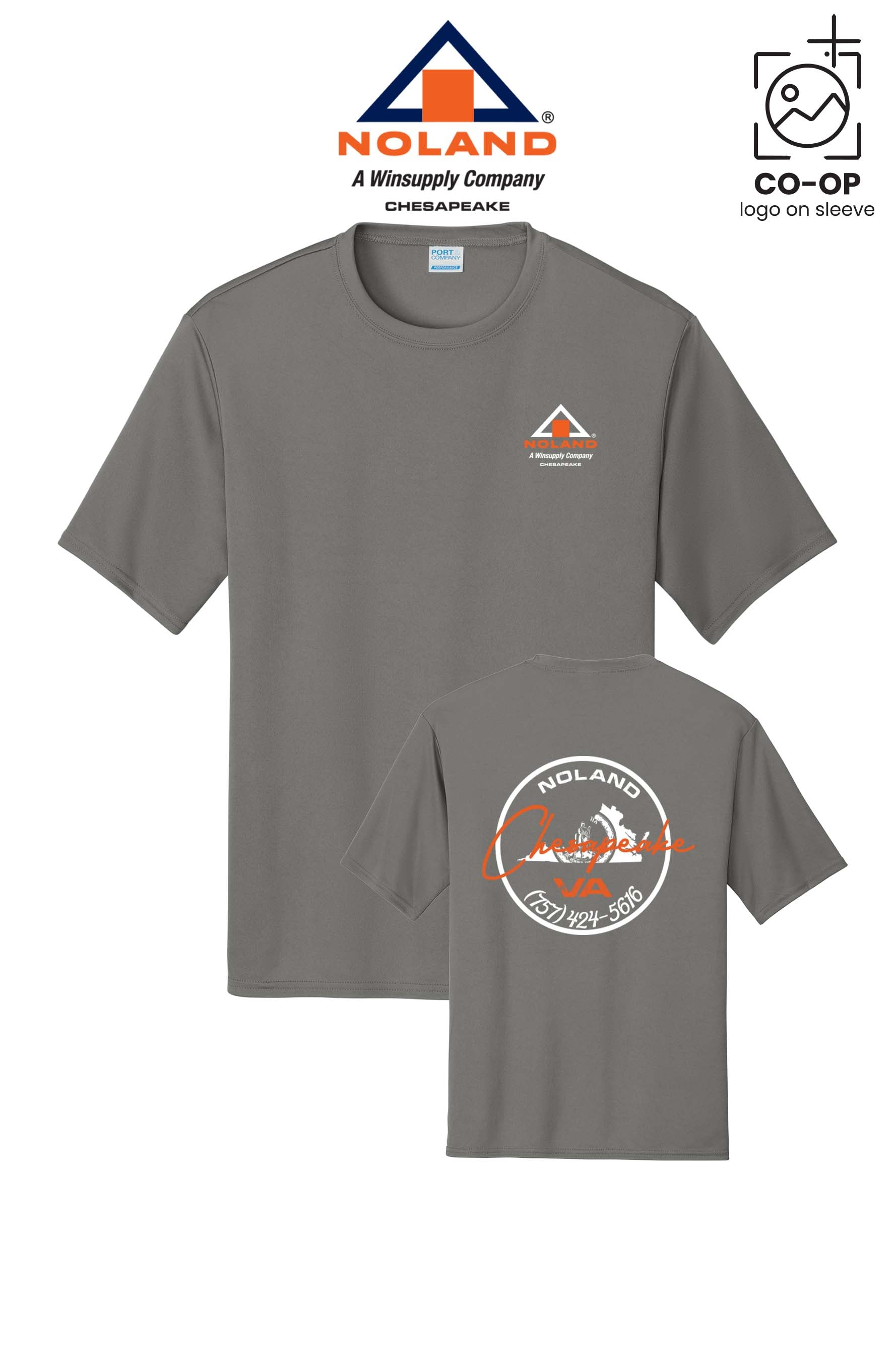 Port & Co™ Performance UPF 50 Tee - Noland Company Chesapeake