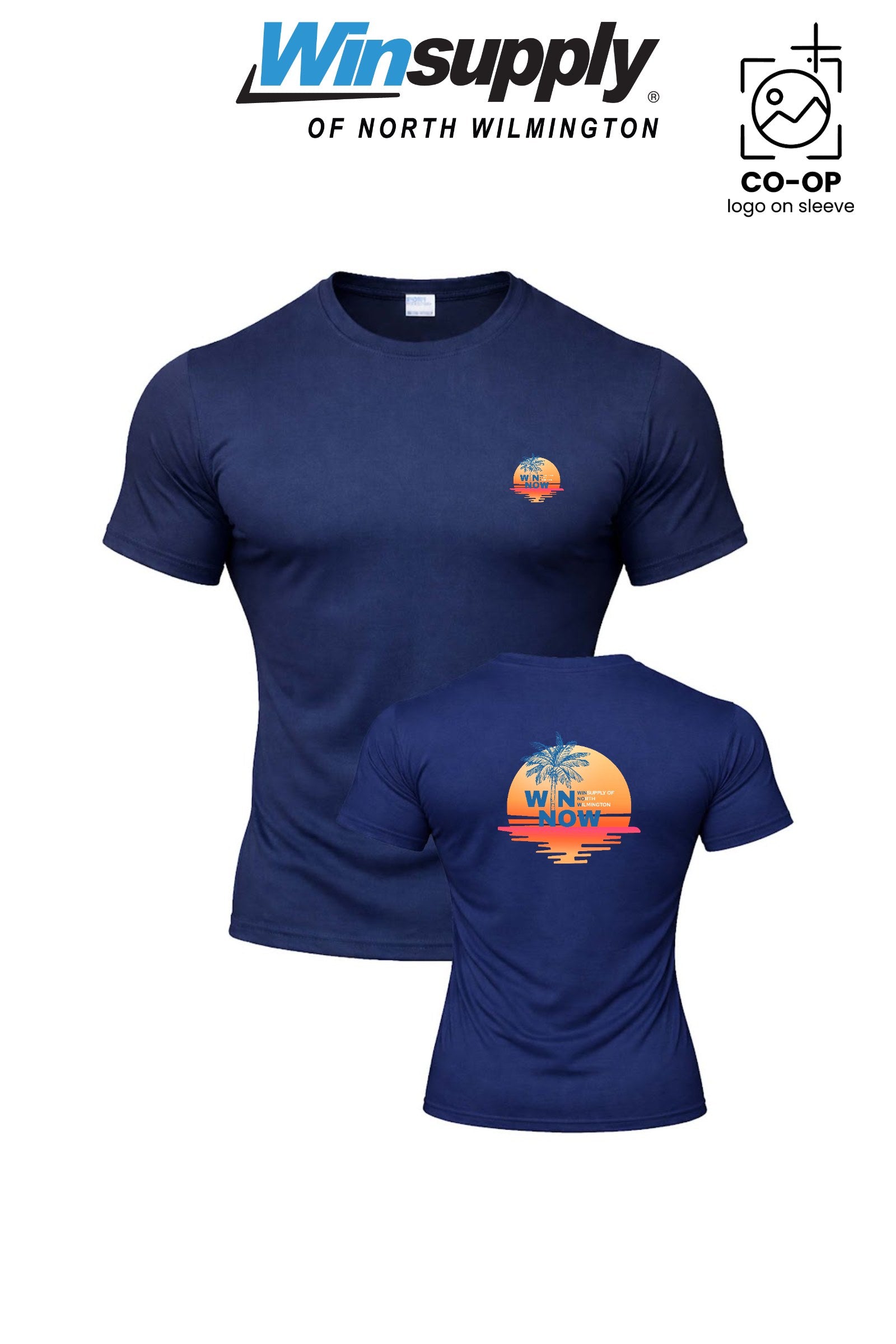 "WIN NOW" Port & Co™ Performance UPF 50 Tee - Winsupply N Wilmington NC