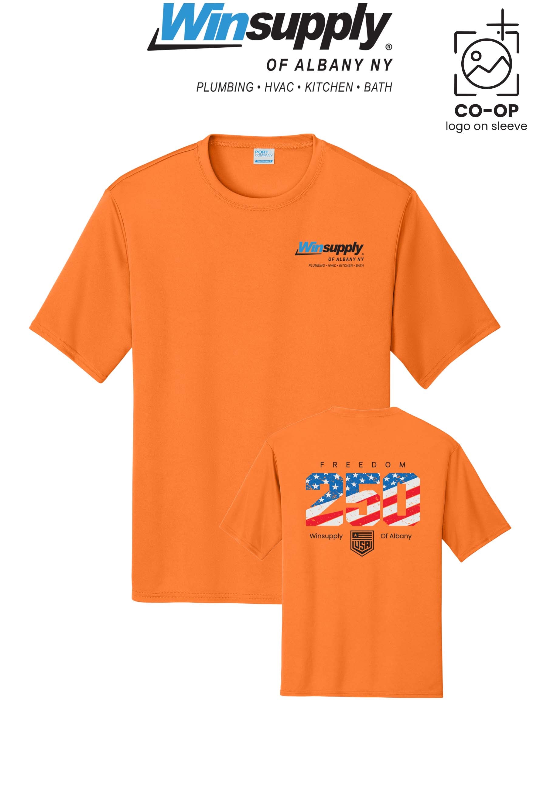 Port & Co™ Performance UPF 50 Tee - Winsupply of Albany NY