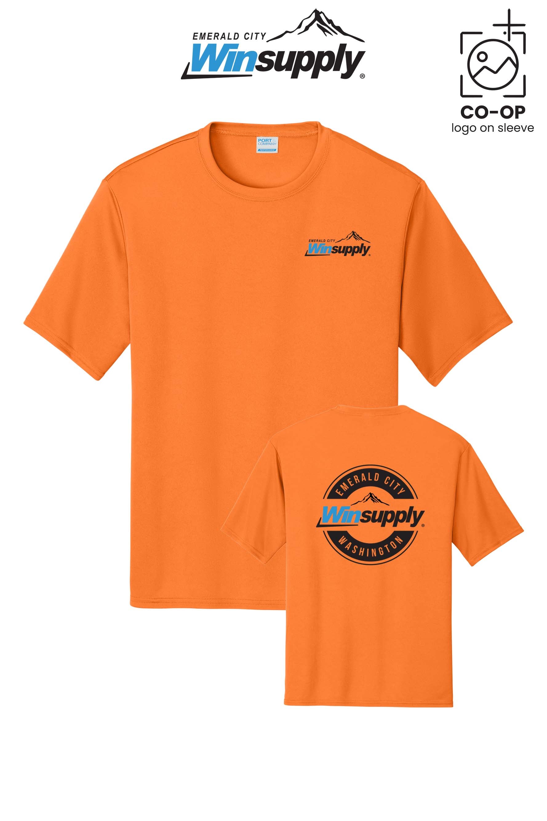 Port & Co™ Performance UPF 50 Tee - Winsupply Emerald City