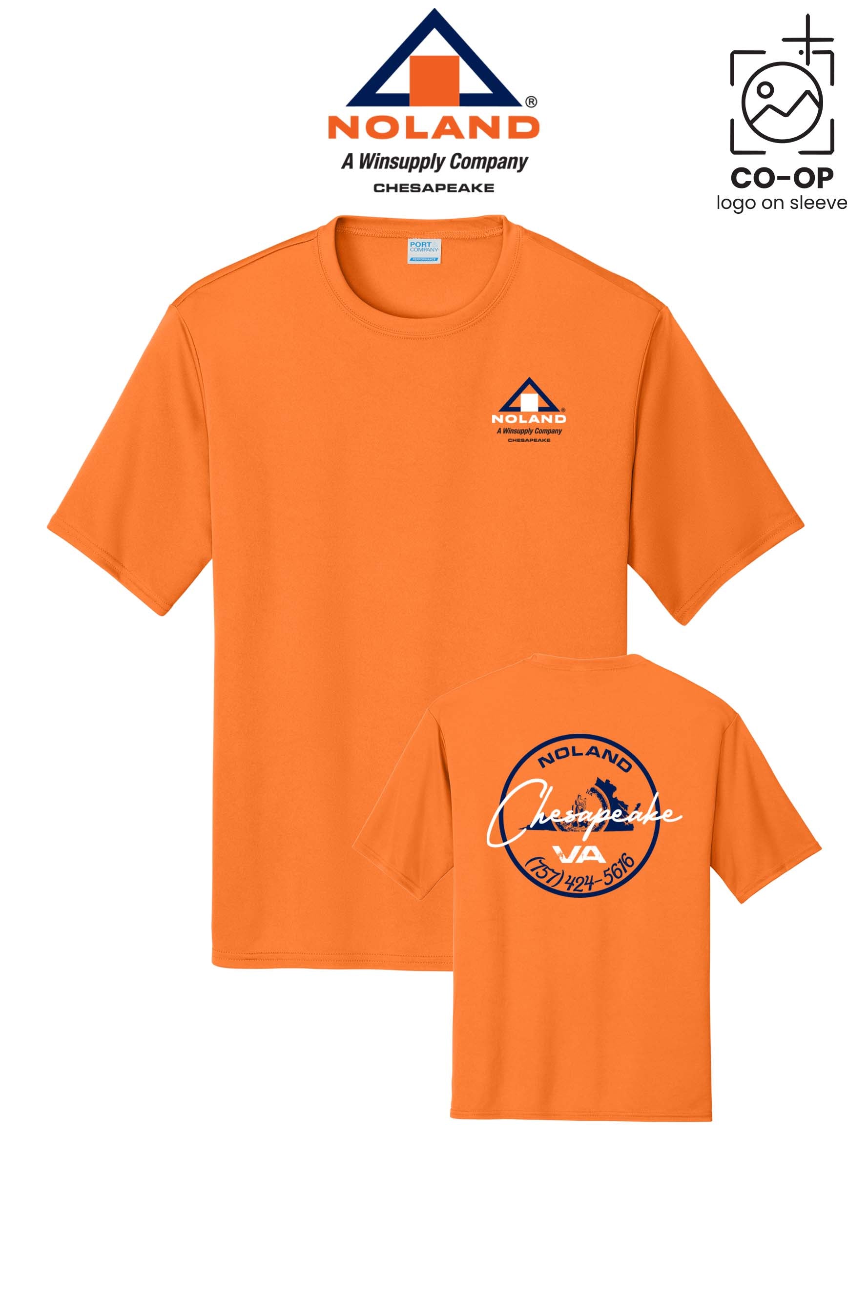 Port & Co™ Performance UPF 50 Tee - Noland Company Chesapeake