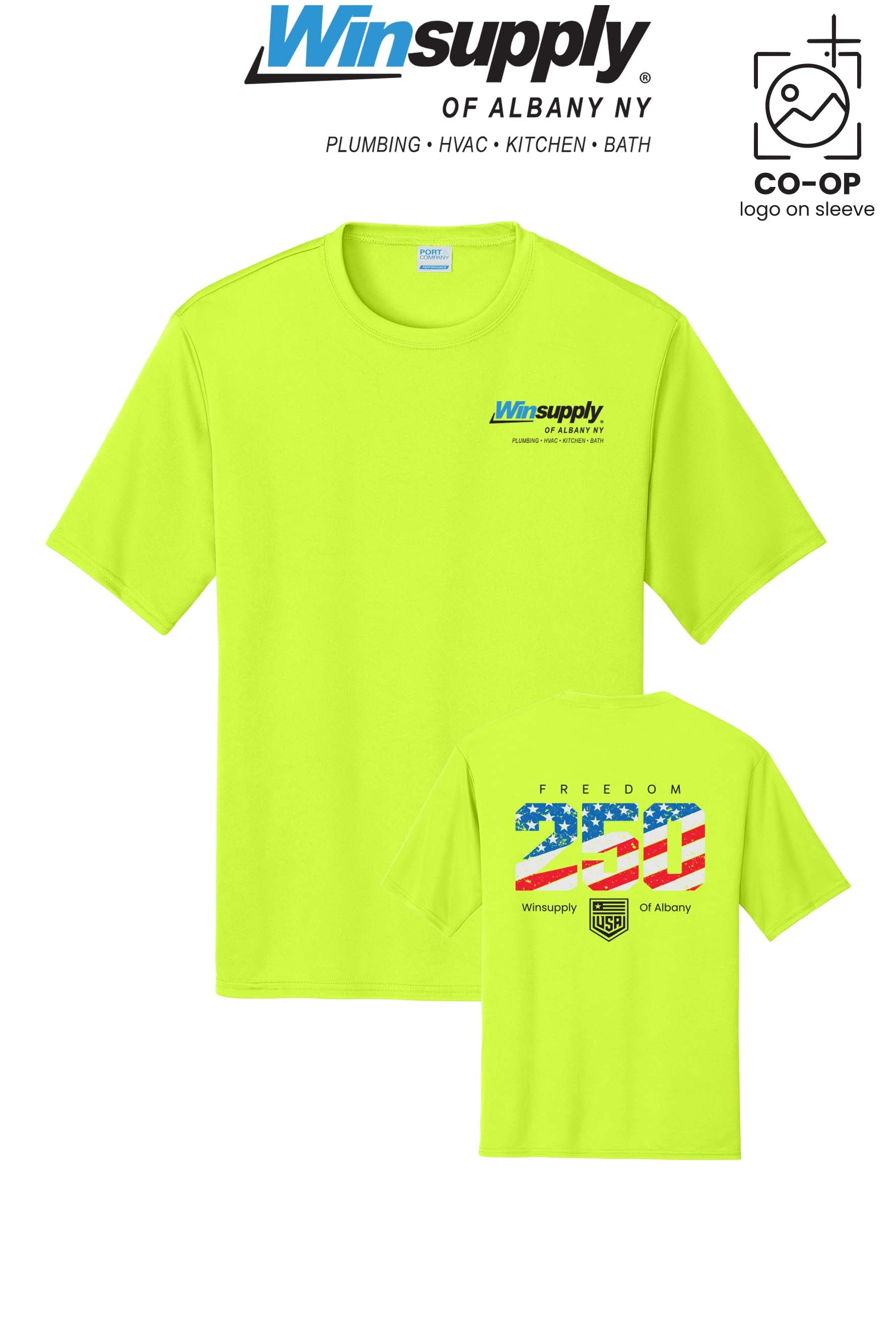 Port & Co™ Performance UPF 50 Tee - Winsupply of Albany NY