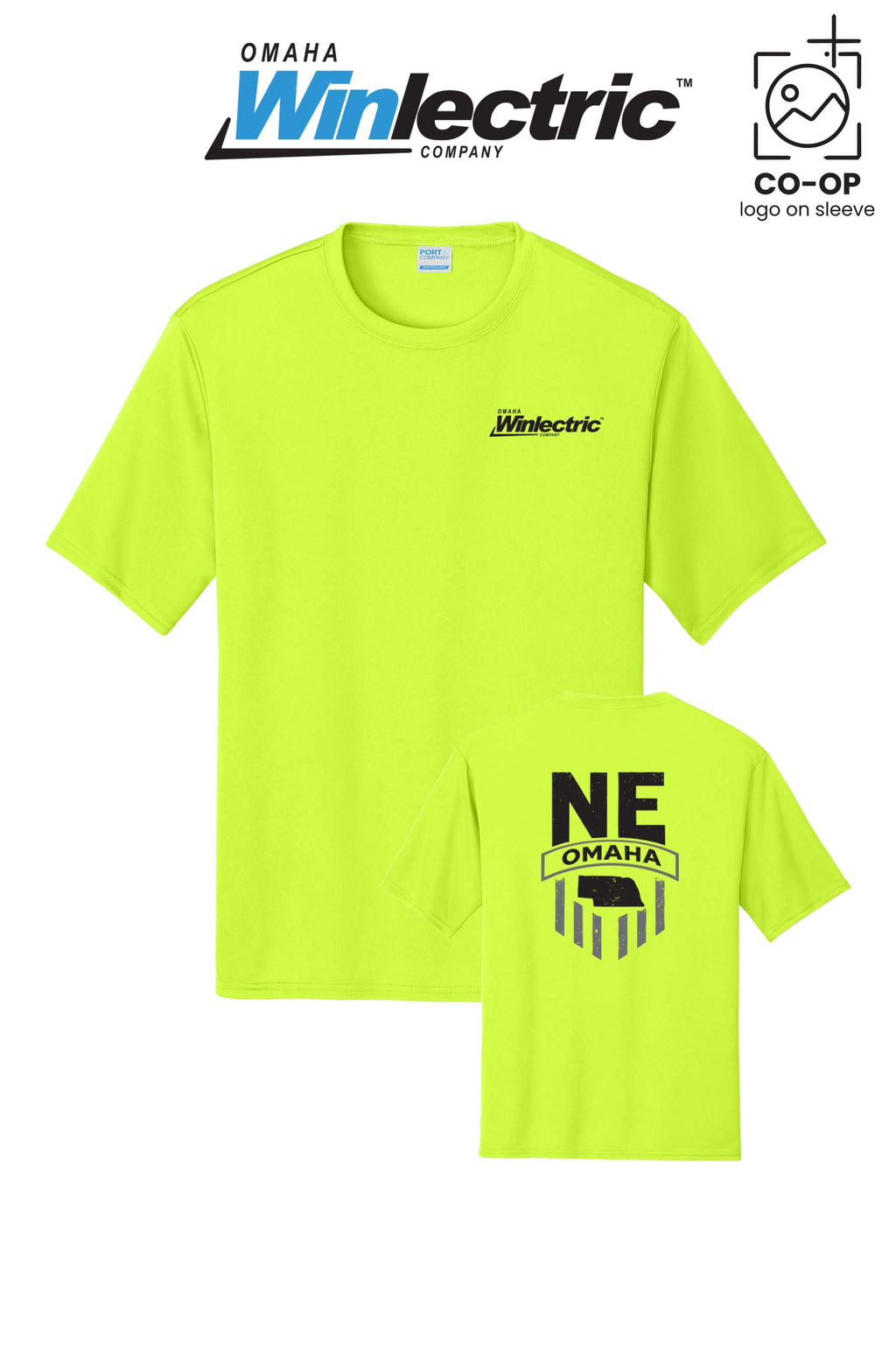 Port & Co™ Performance UPF 50 Tee - Omaha Winlectric