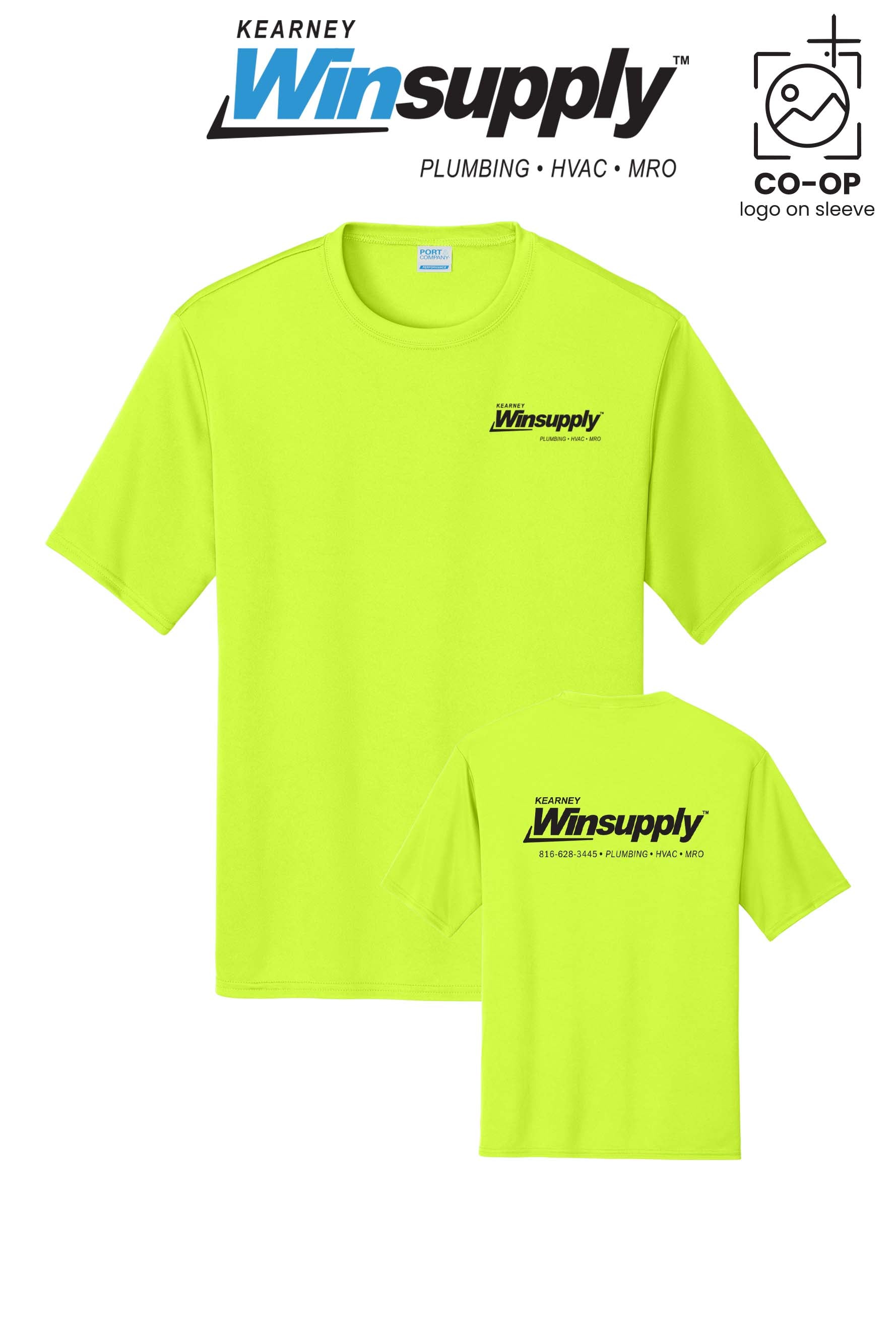 Port & Co™ Performance UPF 50 Tee - Kearney Winsupply