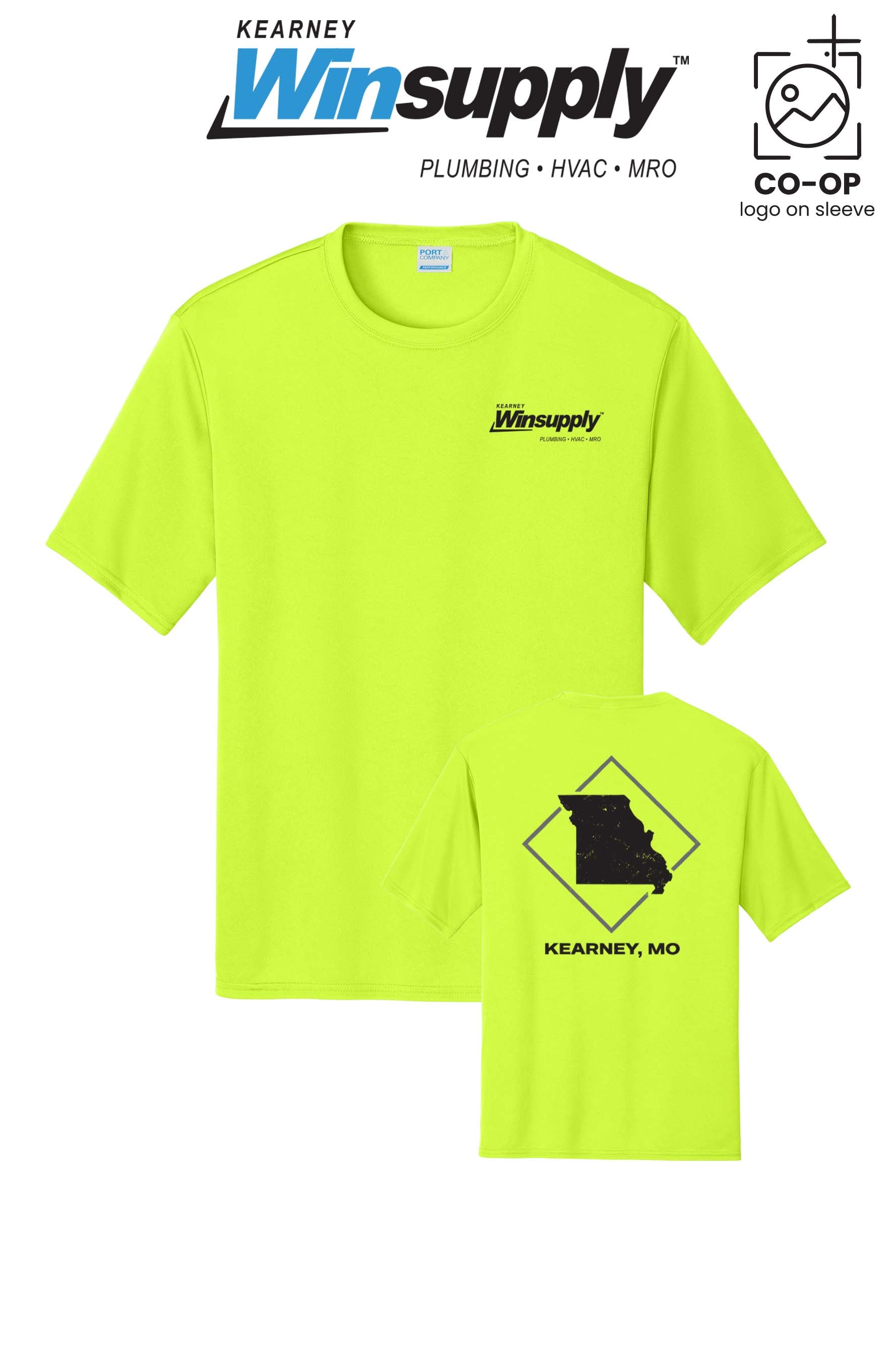 Port & Co™ Performance UPF 50 Tee - Kearney Winsupply