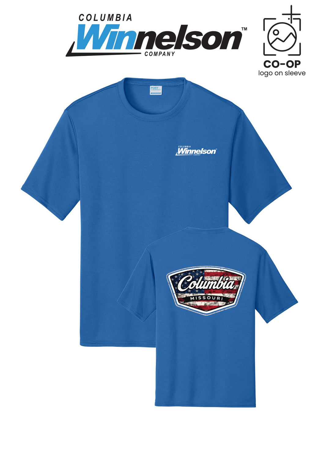 Port & Co™ Performance UPF 50 Tee - Columbia MO Winnelson
