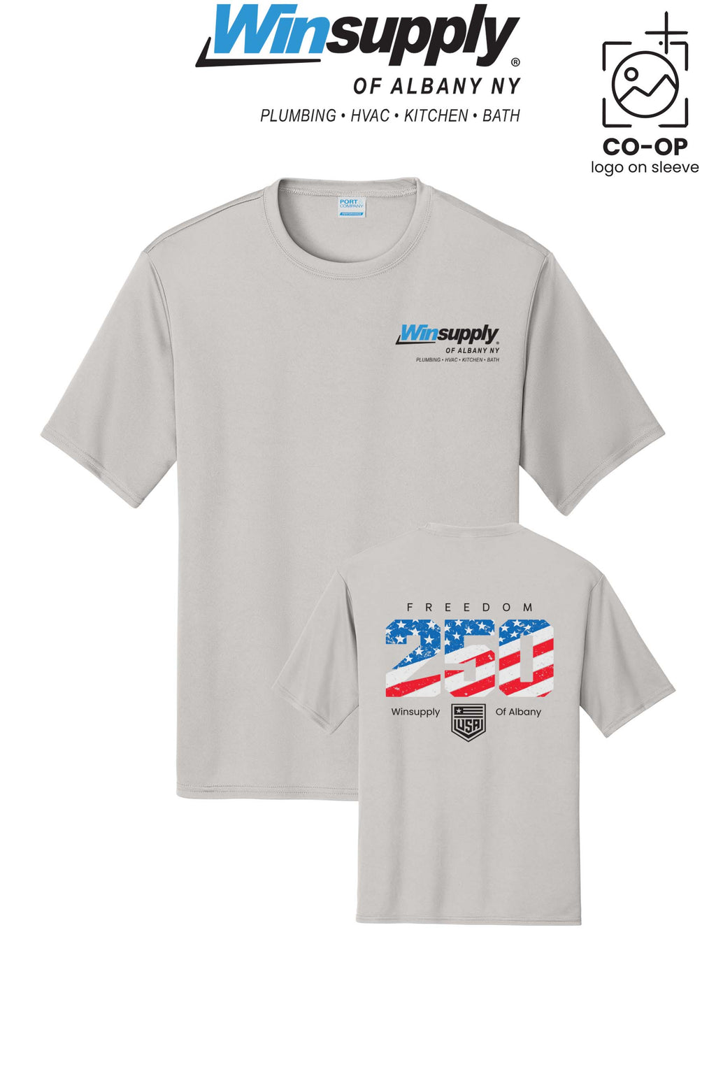 Port & Co™ Performance UPF 50 Tee - Winsupply of Albany NY