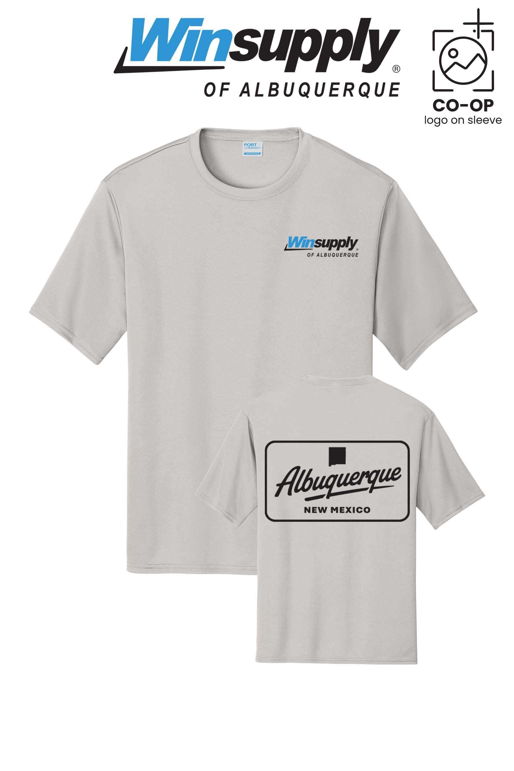 Port & Co™ Performance UPF 50 Tee - Winsupply of Albuquerque